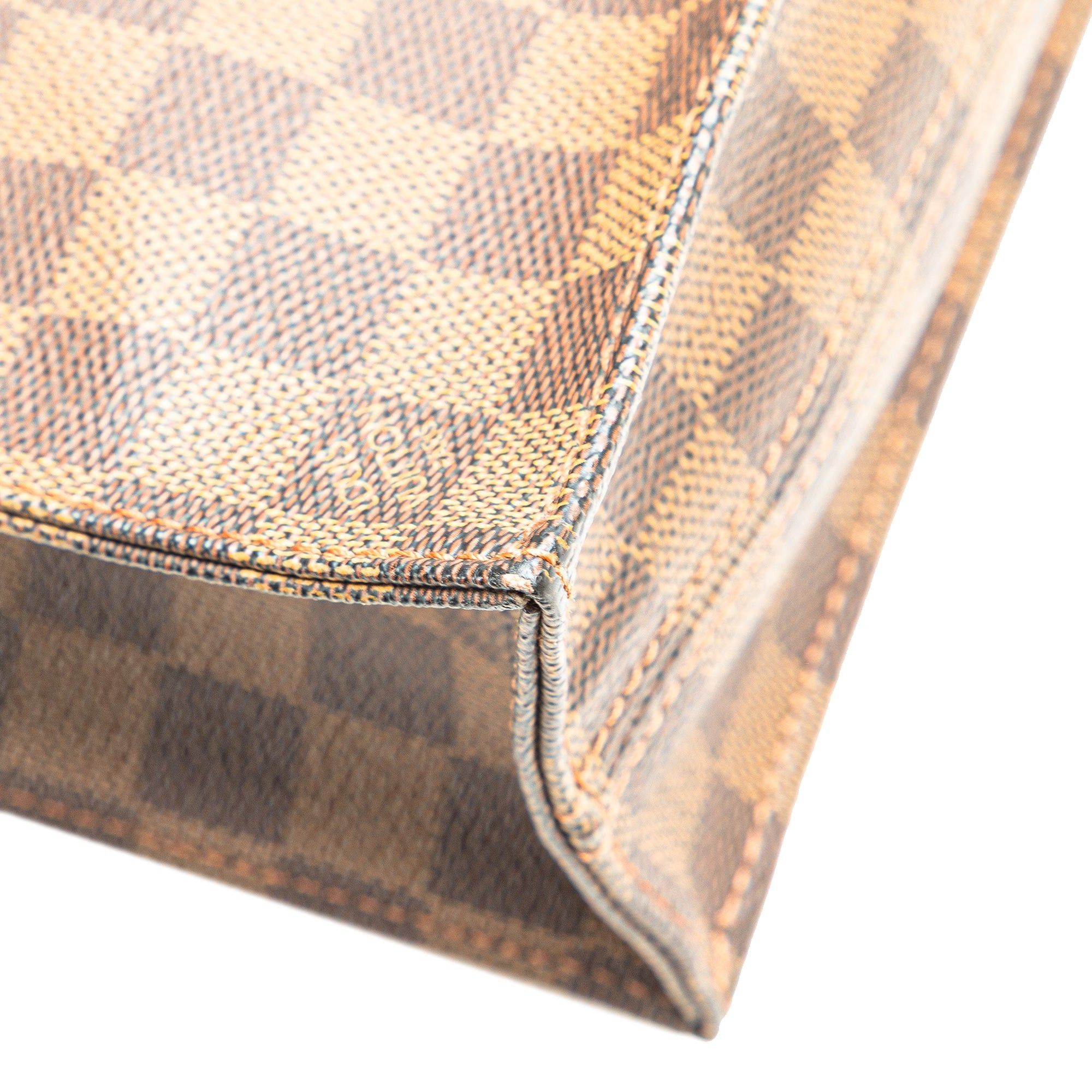 Louis Vuitton Louis Vuitton Damier Ebene Flat Bag Brown Size ONE SIZE - 7 Thumbnail