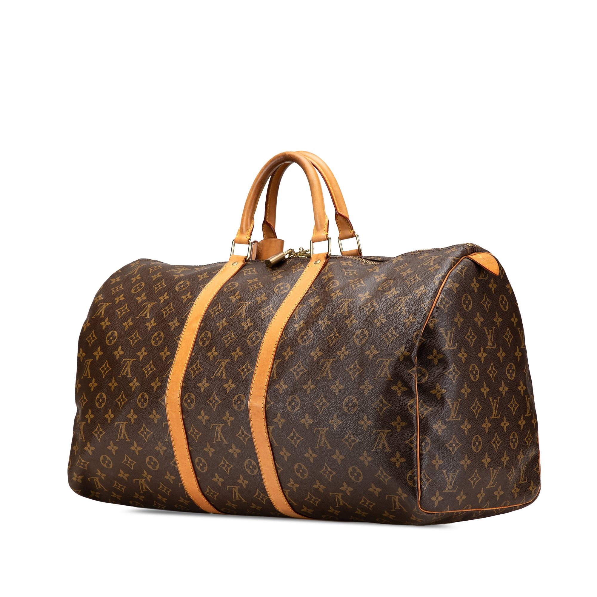 Louis Vuitton Louis Vuitton Monogram Keepall 55 Brown Size ONE SIZE - 2 Thumbnail
