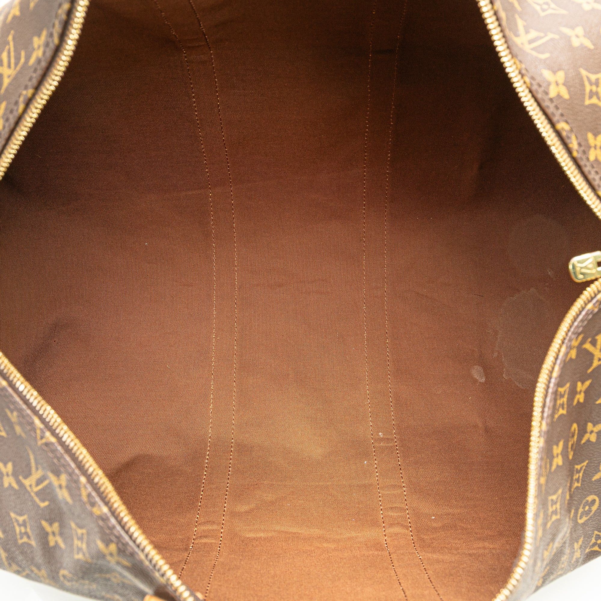 Louis Vuitton Louis Vuitton Monogram Keepall 55 Brown Size ONE SIZE - 4 Thumbnail