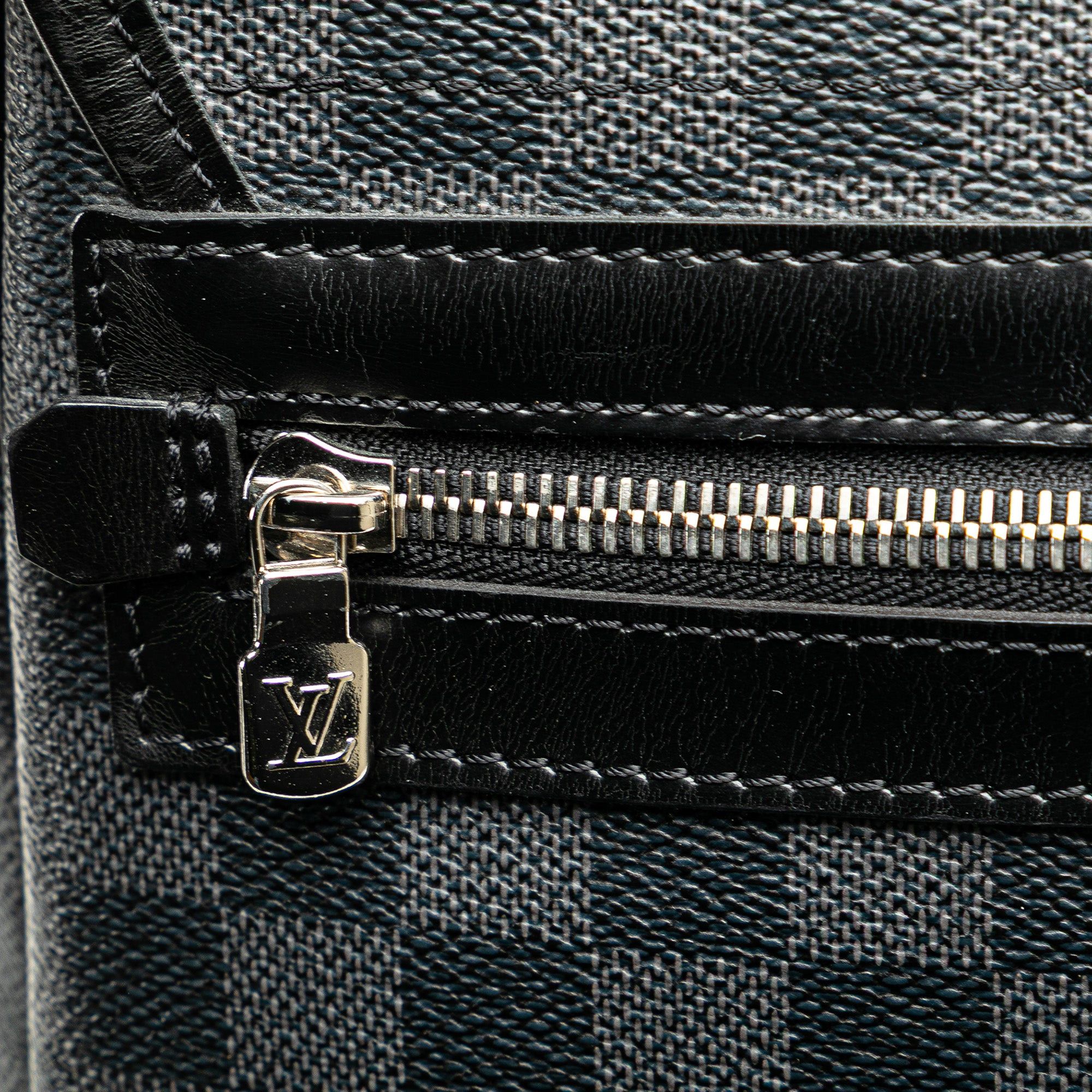 Louis Vuitton Louis Vuitton Damier Graphite Daniel MM Black Size ONE SIZE - 8 Thumbnail