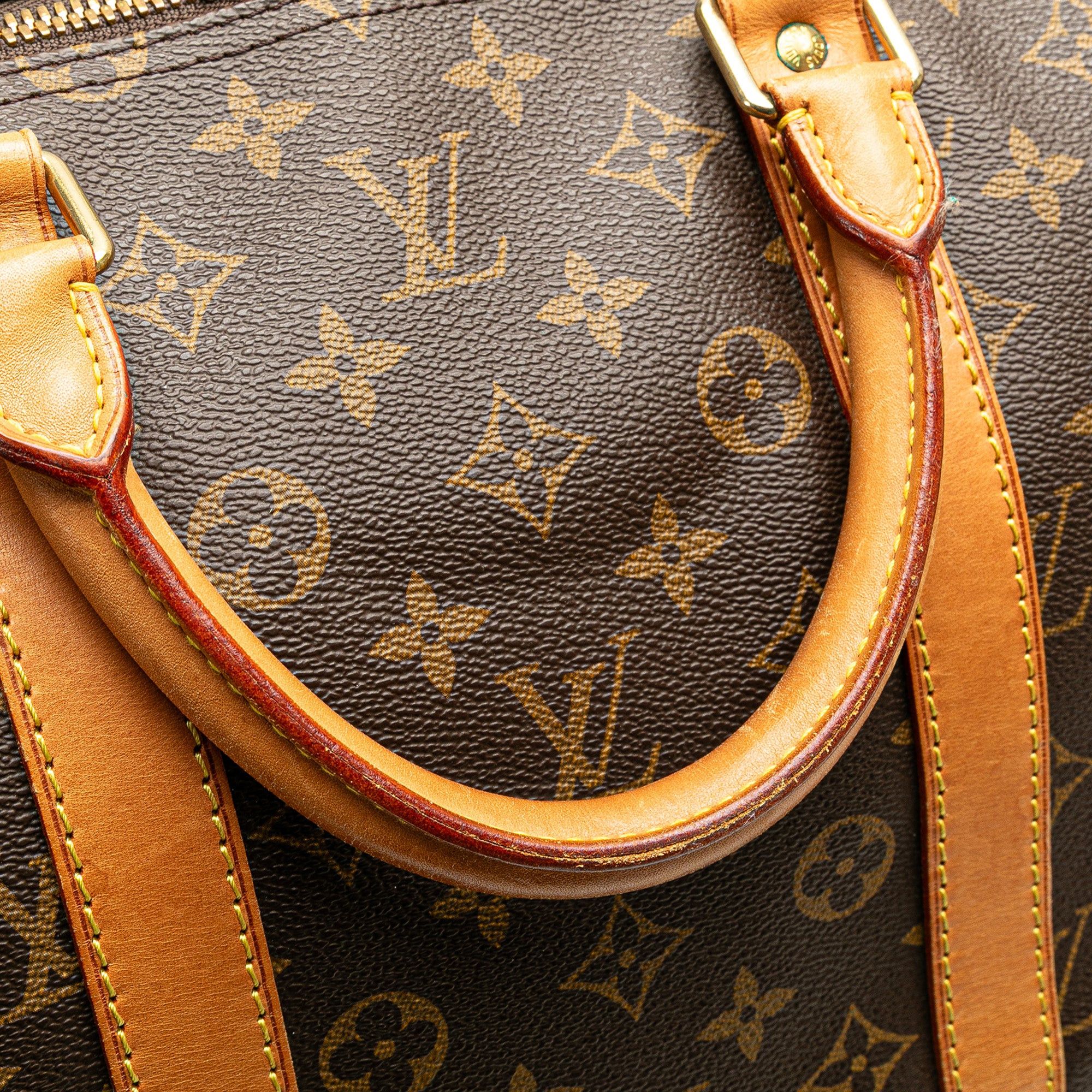 Louis Vuitton Louis Vuitton Monogram Keepall 55 Brown Size ONE SIZE - 9 Thumbnail
