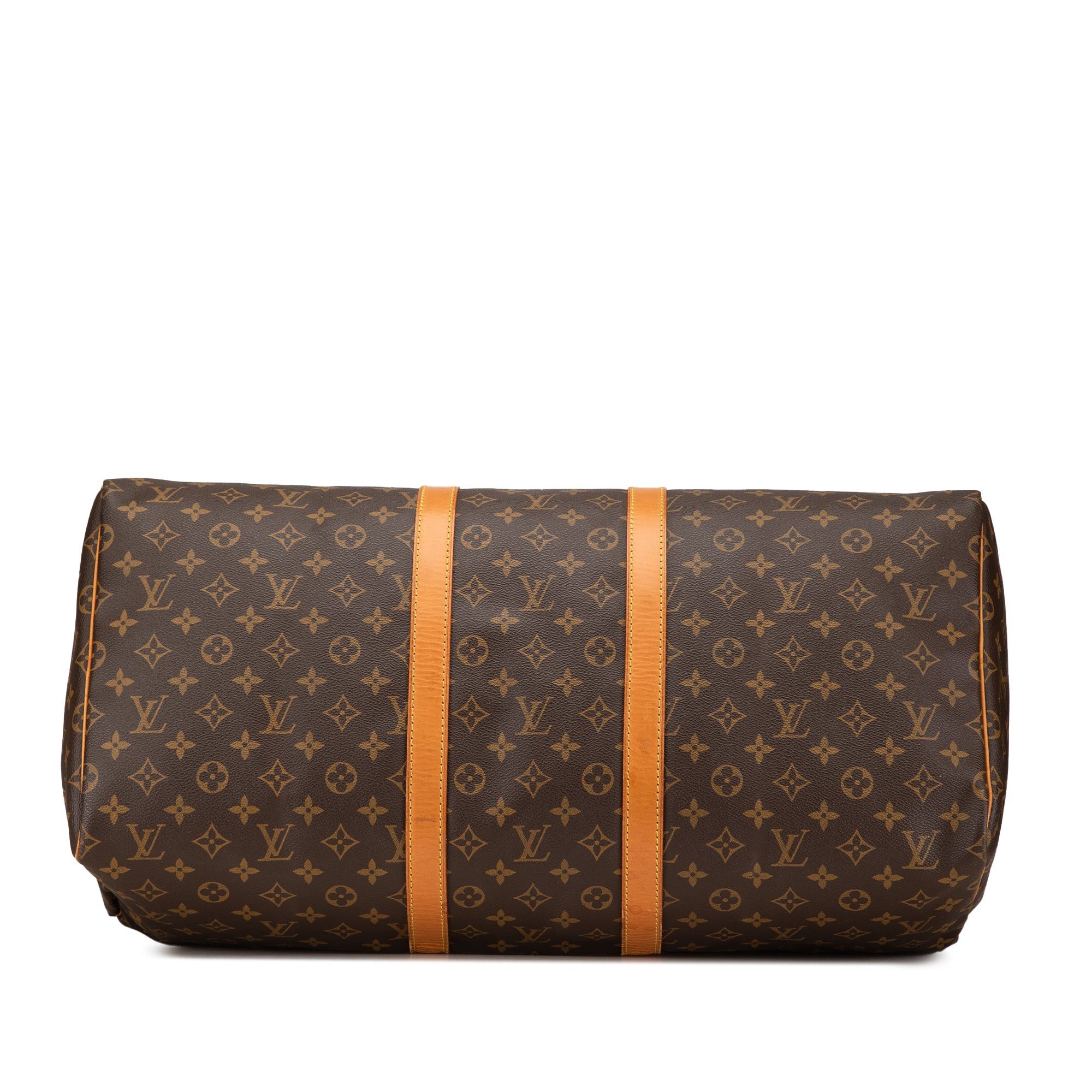 Louis Vuitton Louis Vuitton Monogram Keepall 55 Brown Size ONE SIZE - 3 Thumbnail