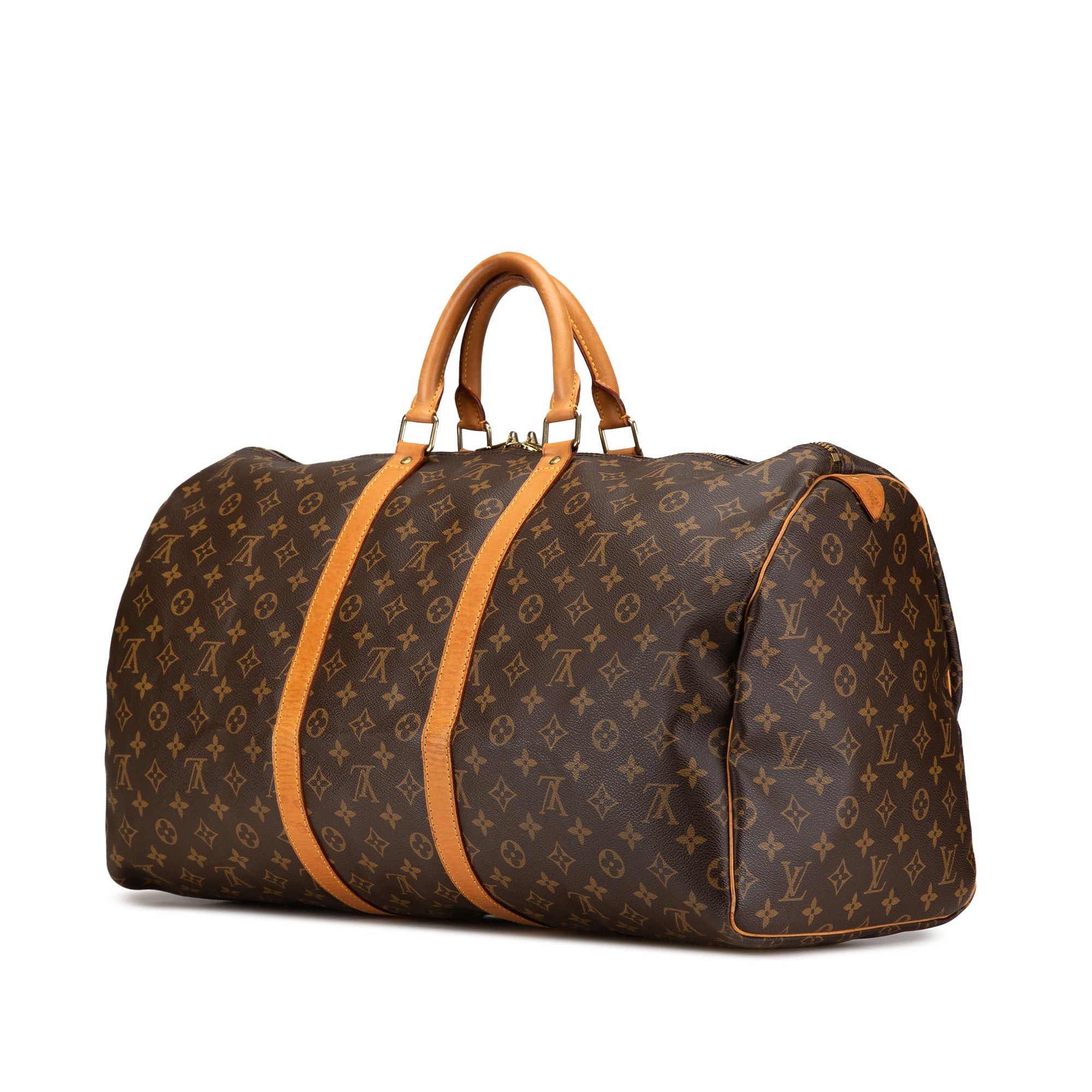 Louis Vuitton Louis Vuitton Monogram Keepall 55 Brown Size ONE SIZE - 2 Thumbnail