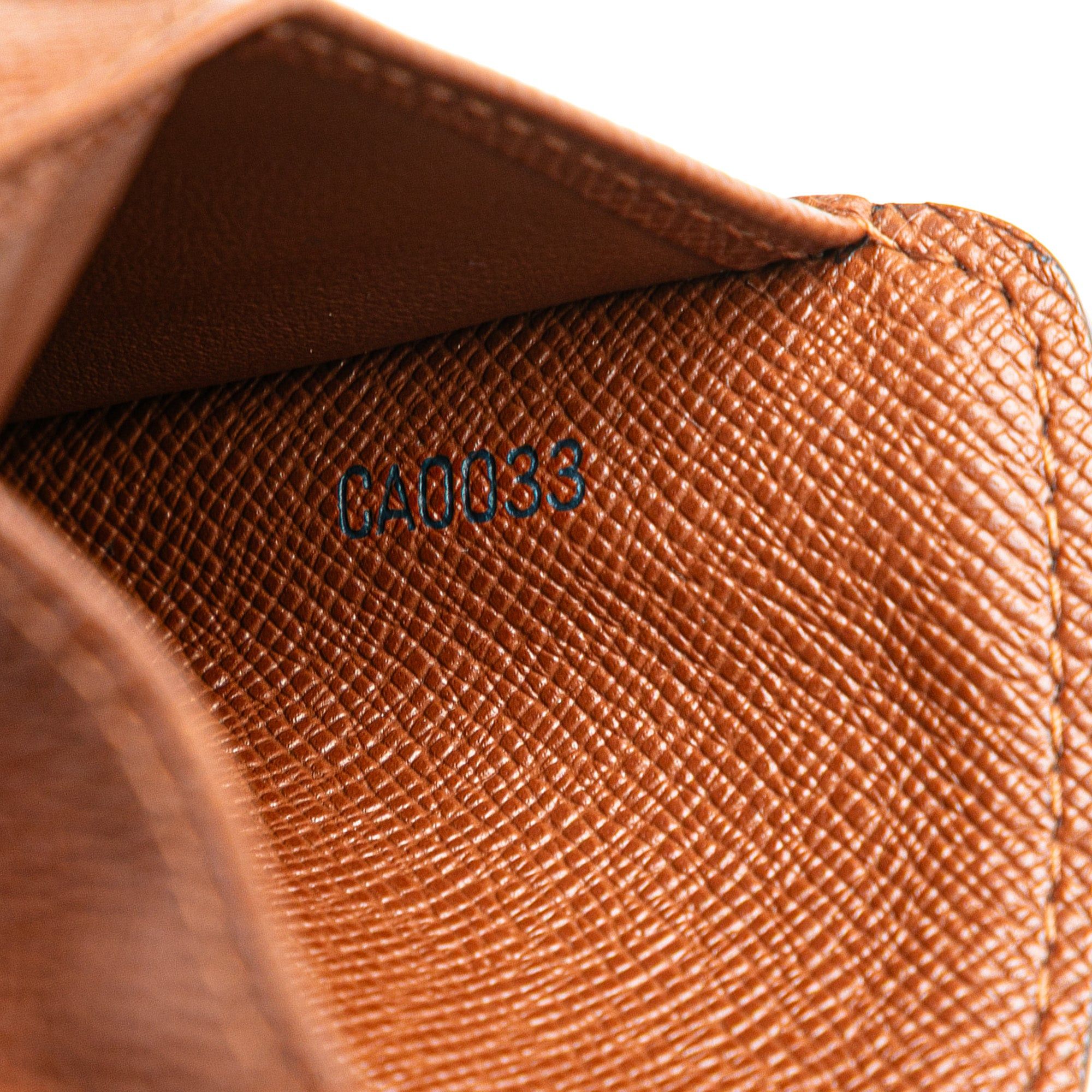 Louis Vuitton Monogram Bi-Fold Compact Wallet Brown