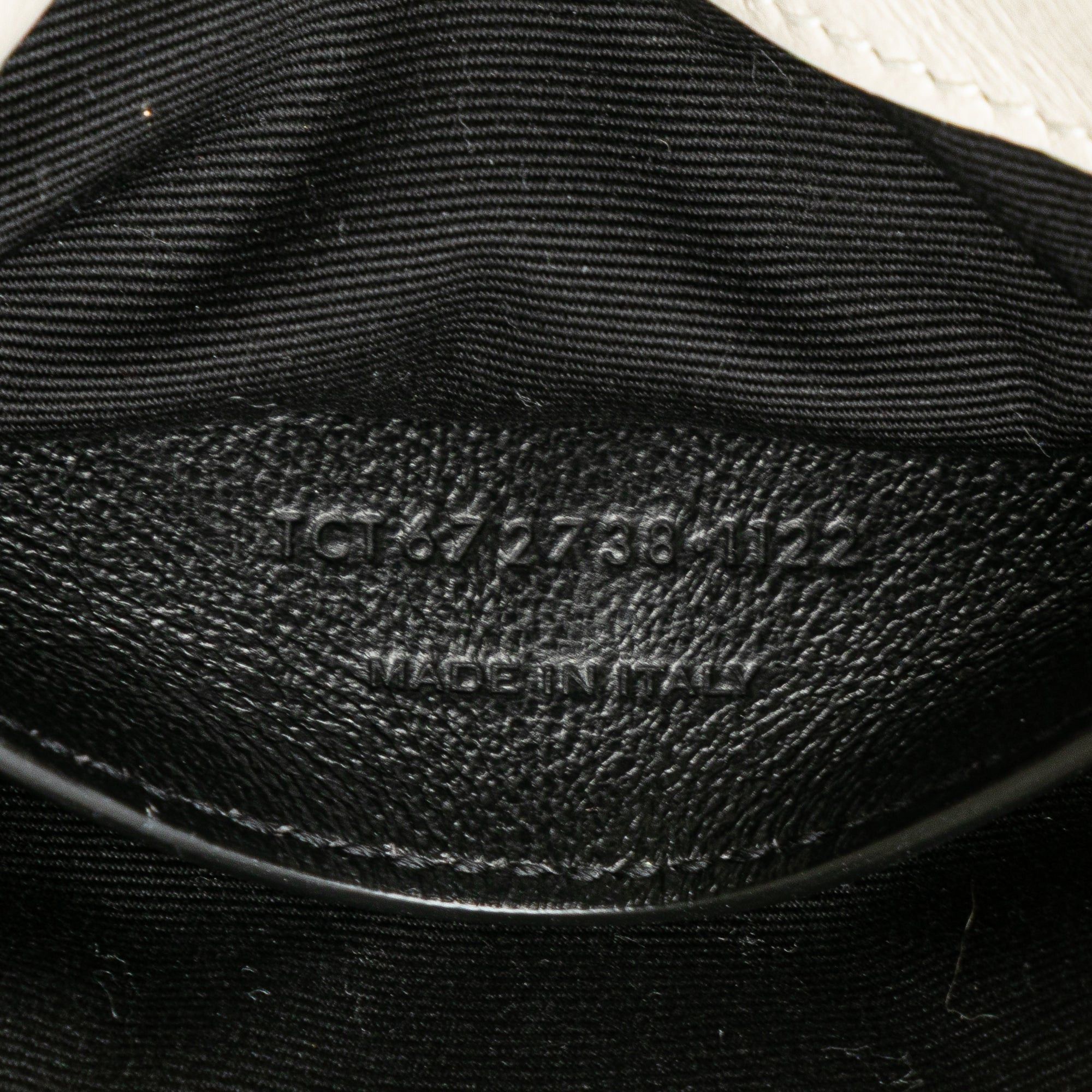 Saint Laurent Paris Saint Laurent Mini Quilted Lambskin Monogram Nolita Bag White Size ONE SIZE - 6 Thumbnail