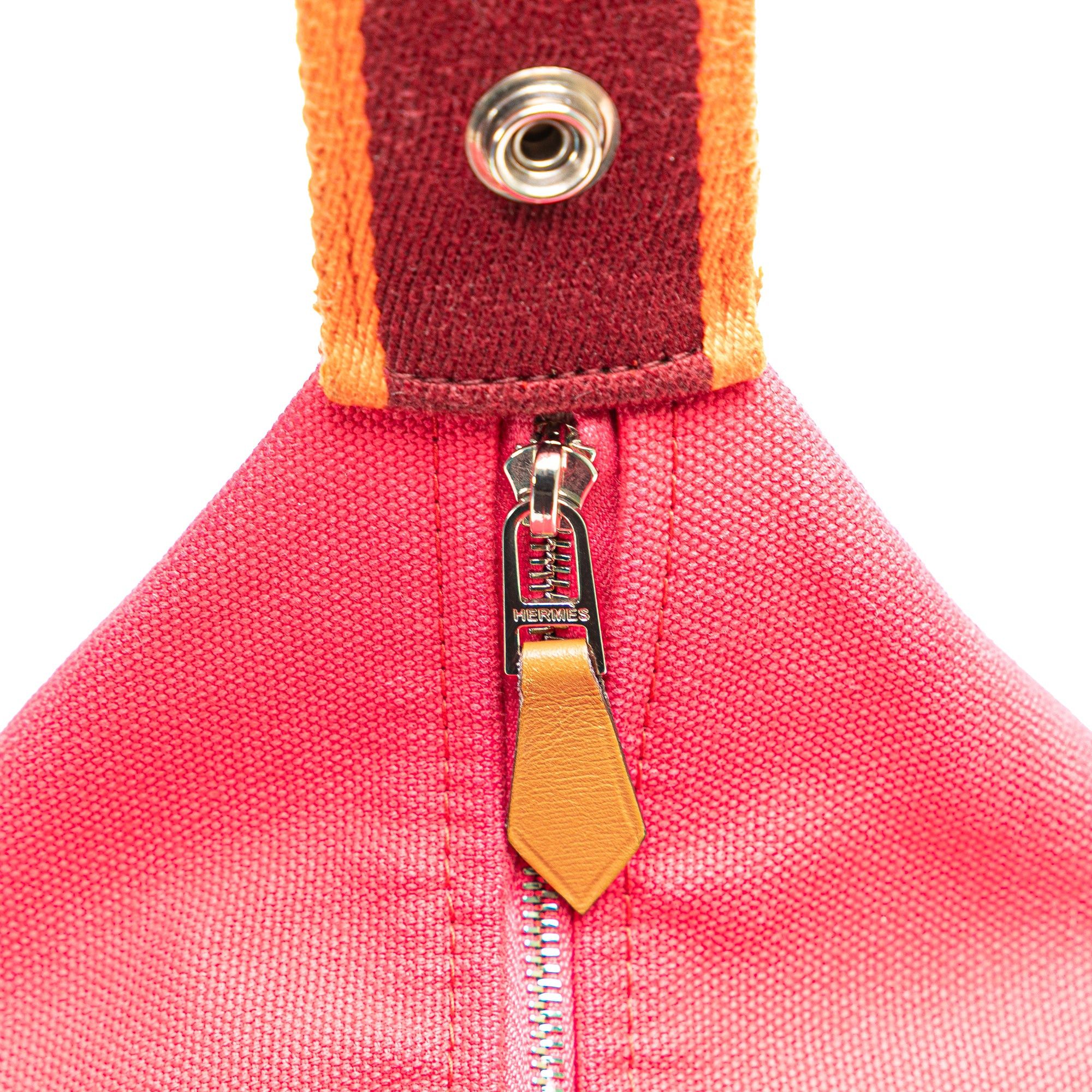 Hermes Hermès Small Toile Bride A Brac Pink Size ONE SIZE - 7 Thumbnail