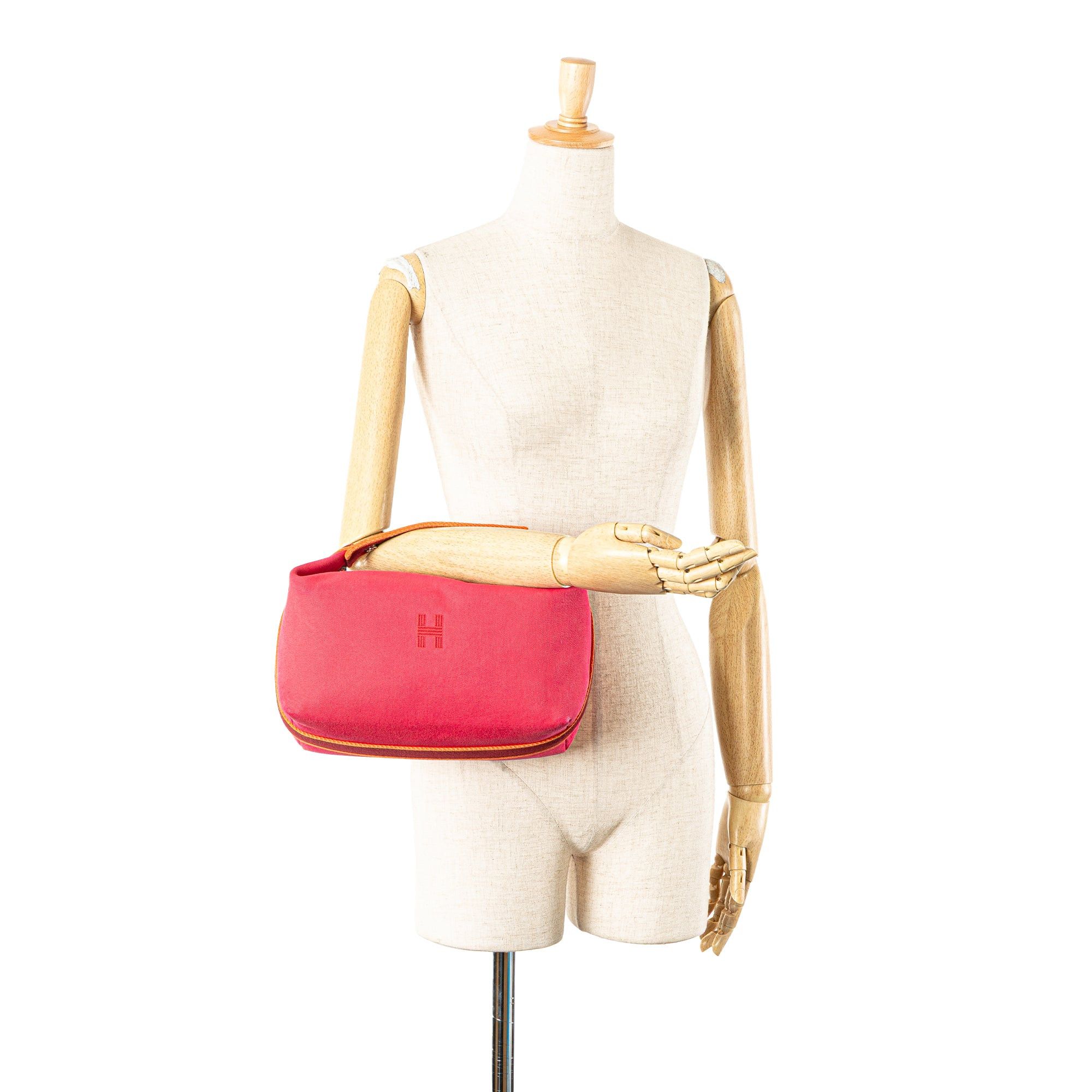 Hermes Hermès Small Toile Bride A Brac Pink Size ONE SIZE - 12 Thumbnail