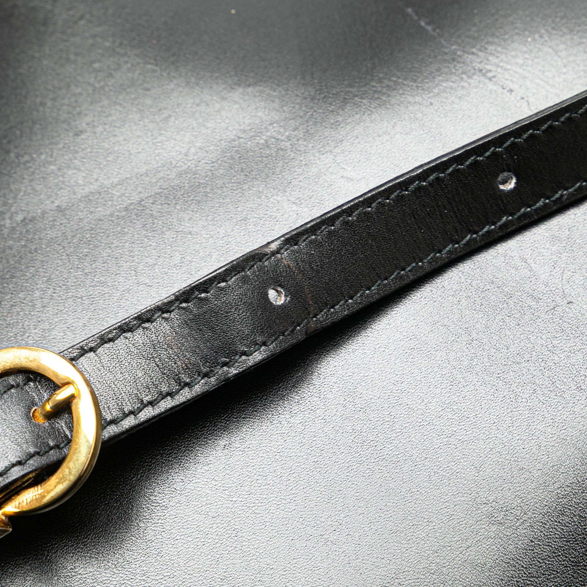 Salvatore Ferragamo Ferragamo Vara Calfskin Crossbody Black Size ONE SIZE - 11 Thumbnail