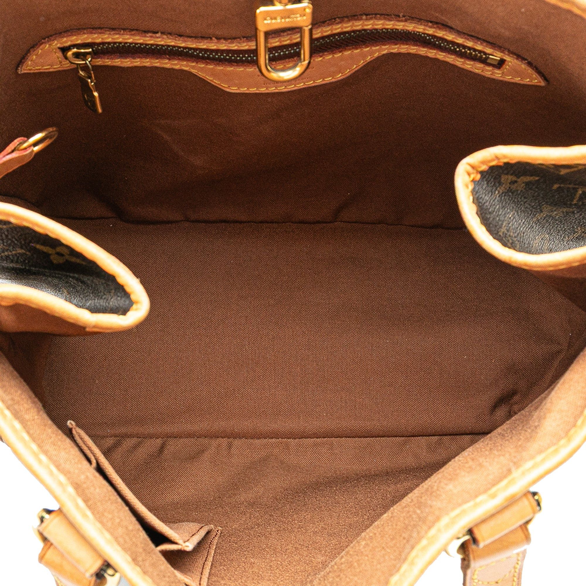 Louis Vuitton Louis Vuitton Monogram Batignolles Vertical Tote Brown Size ONE SIZE - 4 Thumbnail