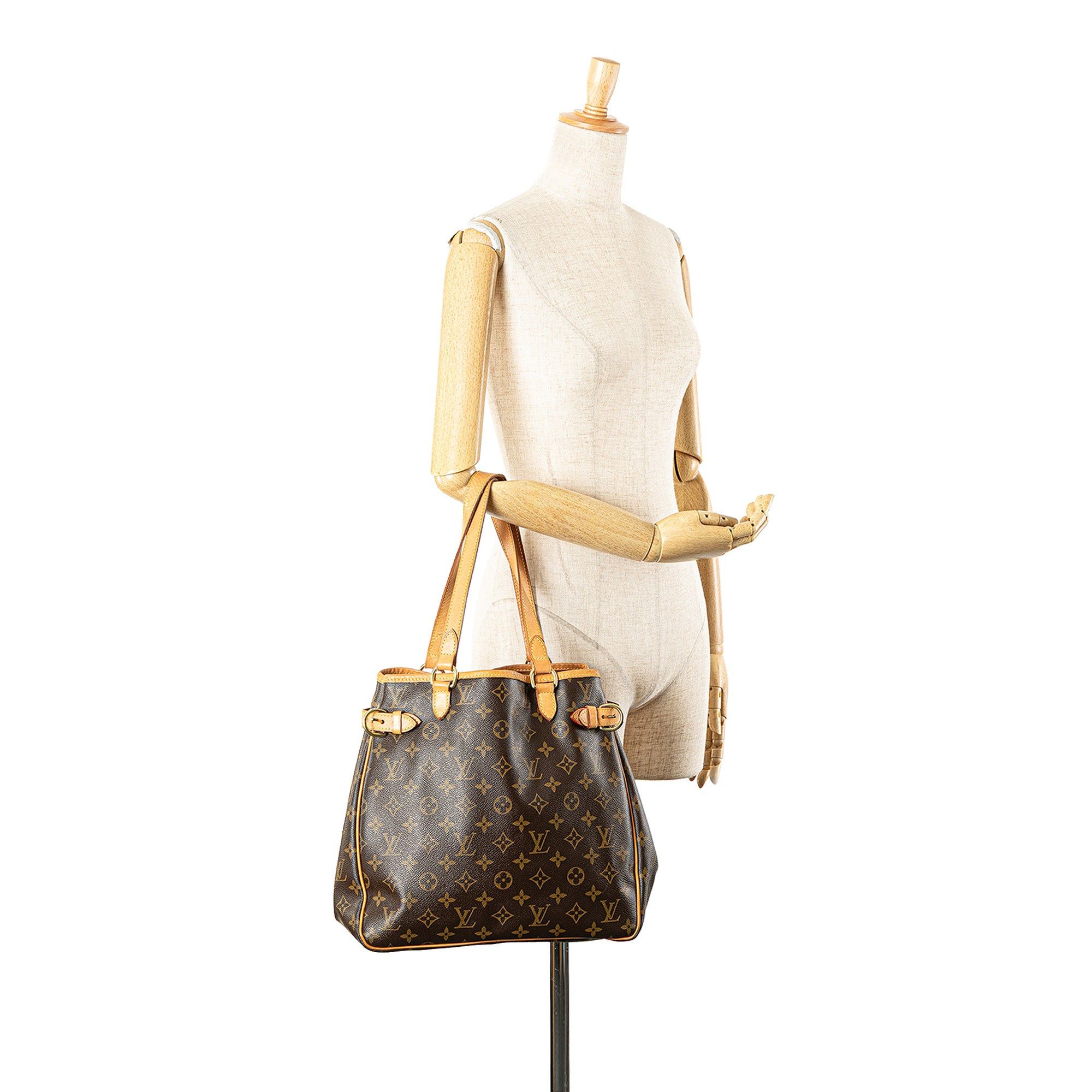 Louis Vuitton Louis Vuitton Monogram Batignolles Vertical Tote Brown Size ONE SIZE - 13 Thumbnail