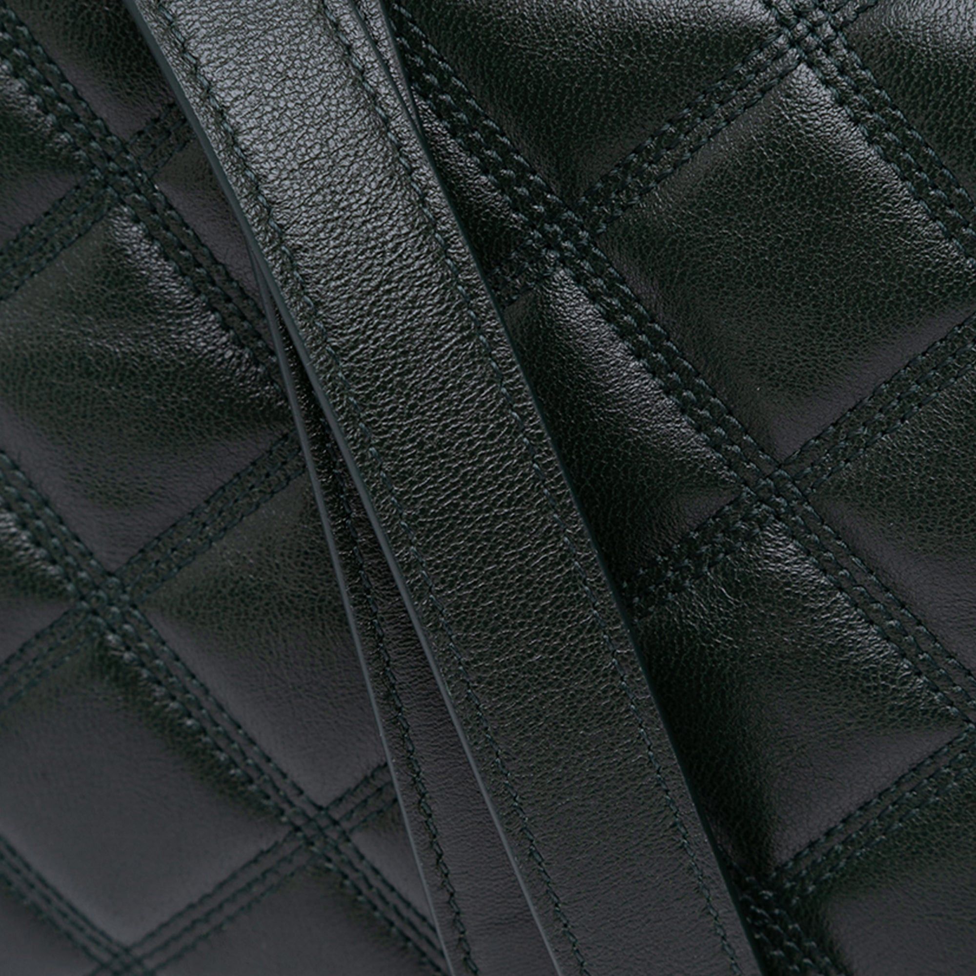 Saint Laurent Paris Saint Laurent Small Quilted Lambskin Becky Chain Shoulder Bag Green Size ONE SIZE - 12 Thumbnail