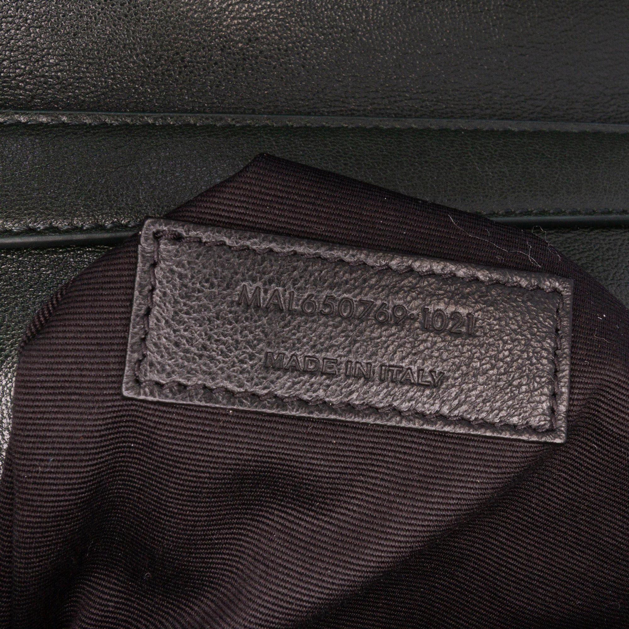 Saint Laurent Paris Saint Laurent Small Quilted Lambskin Becky Chain Shoulder Bag Green Size ONE SIZE - 8 Thumbnail
