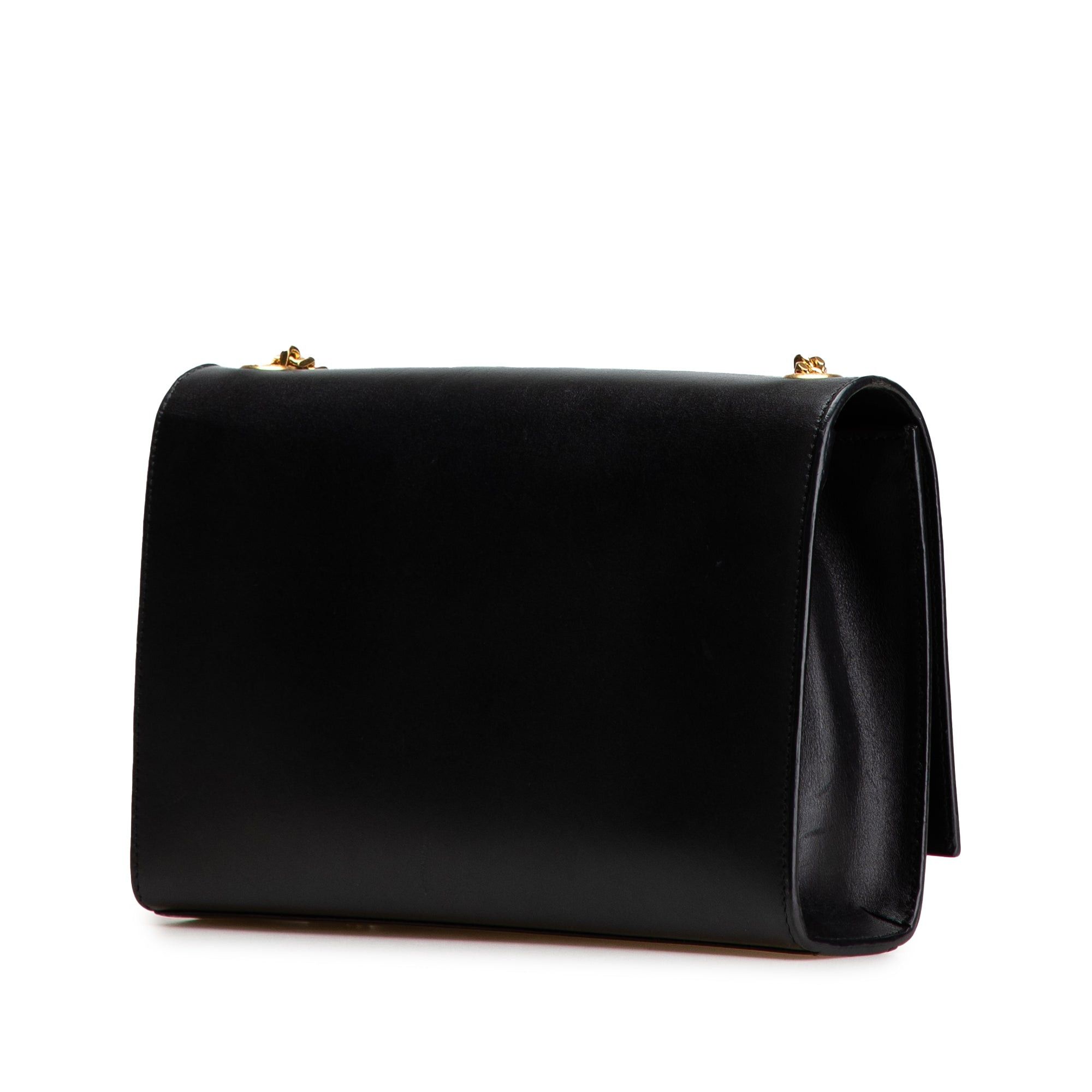 Saint Laurent Paris Saint Laurent Medium Smooth Calfskin Classic Monogram Kate Tassel Crossbody Black Size ONE SIZE - 2 Thumbnail