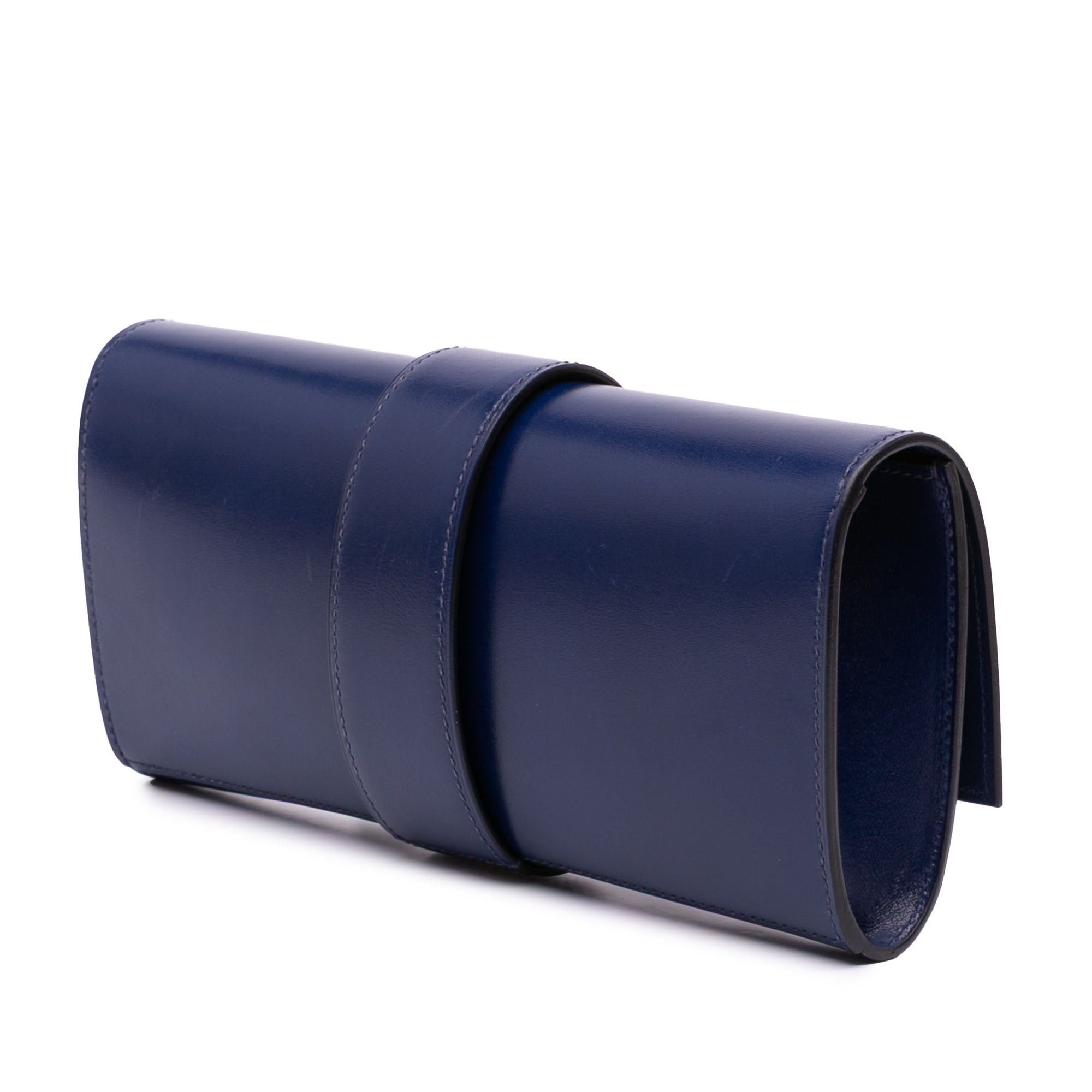 Hermes Hermès Tadelakt Medor Clutch 23 Blue Size ONE SIZE - 2 Thumbnail