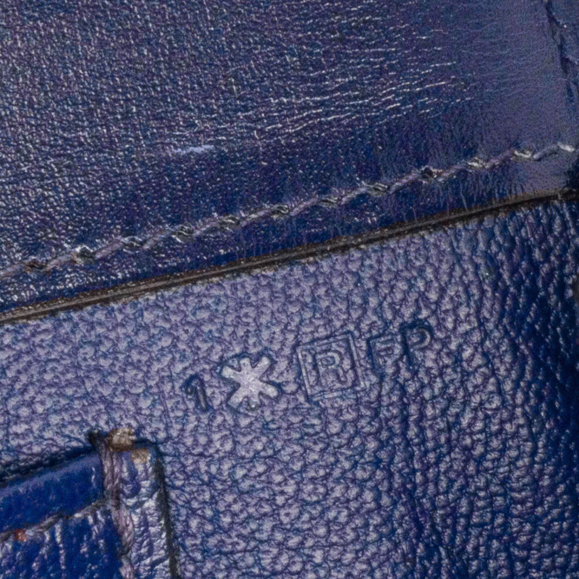 Hermes Hermès Tadelakt Medor Clutch 23 Blue Size ONE SIZE - 9 Thumbnail