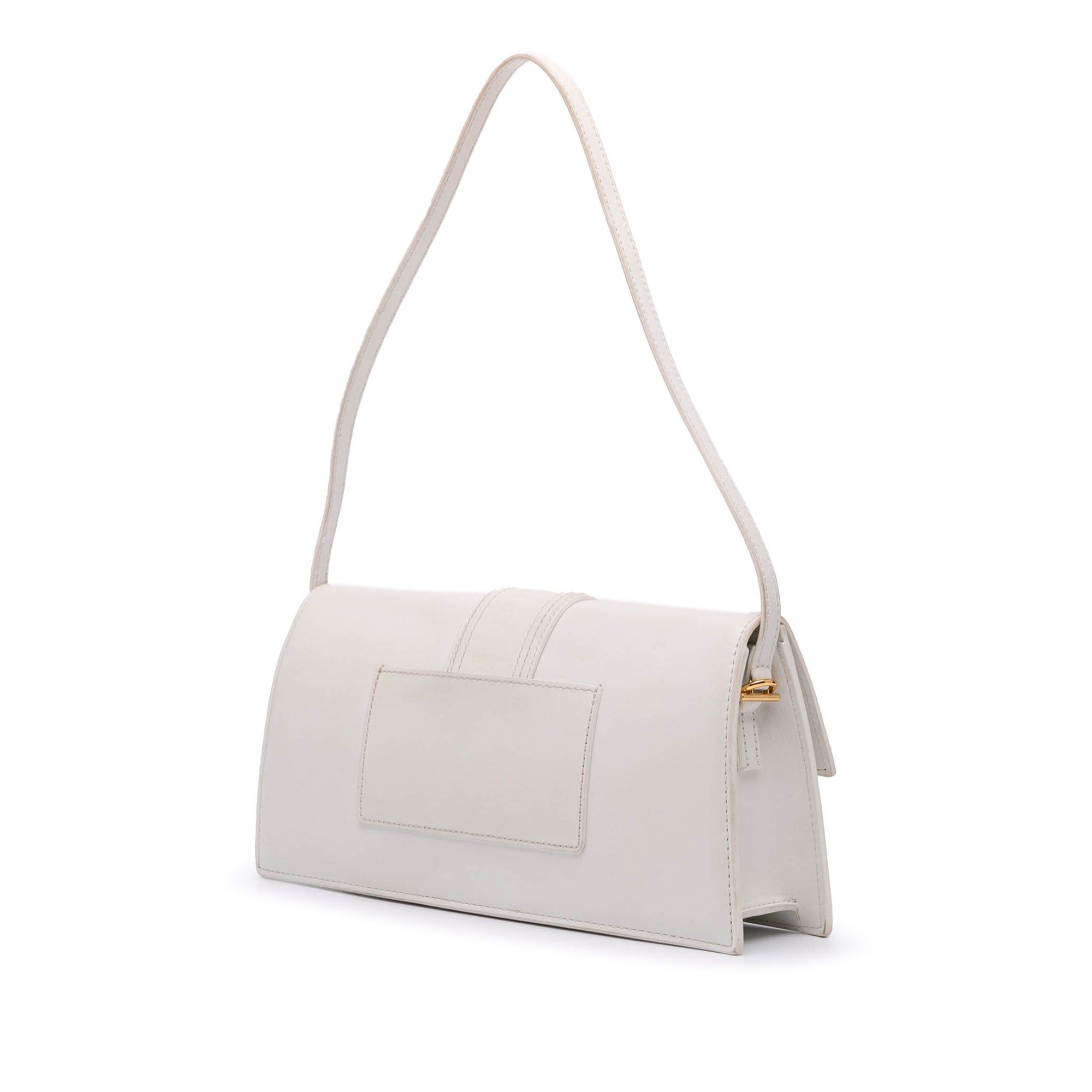 Jacquemus Jacquemus Calfskin Le Bambino Long White Size ONE SIZE - 2 Thumbnail