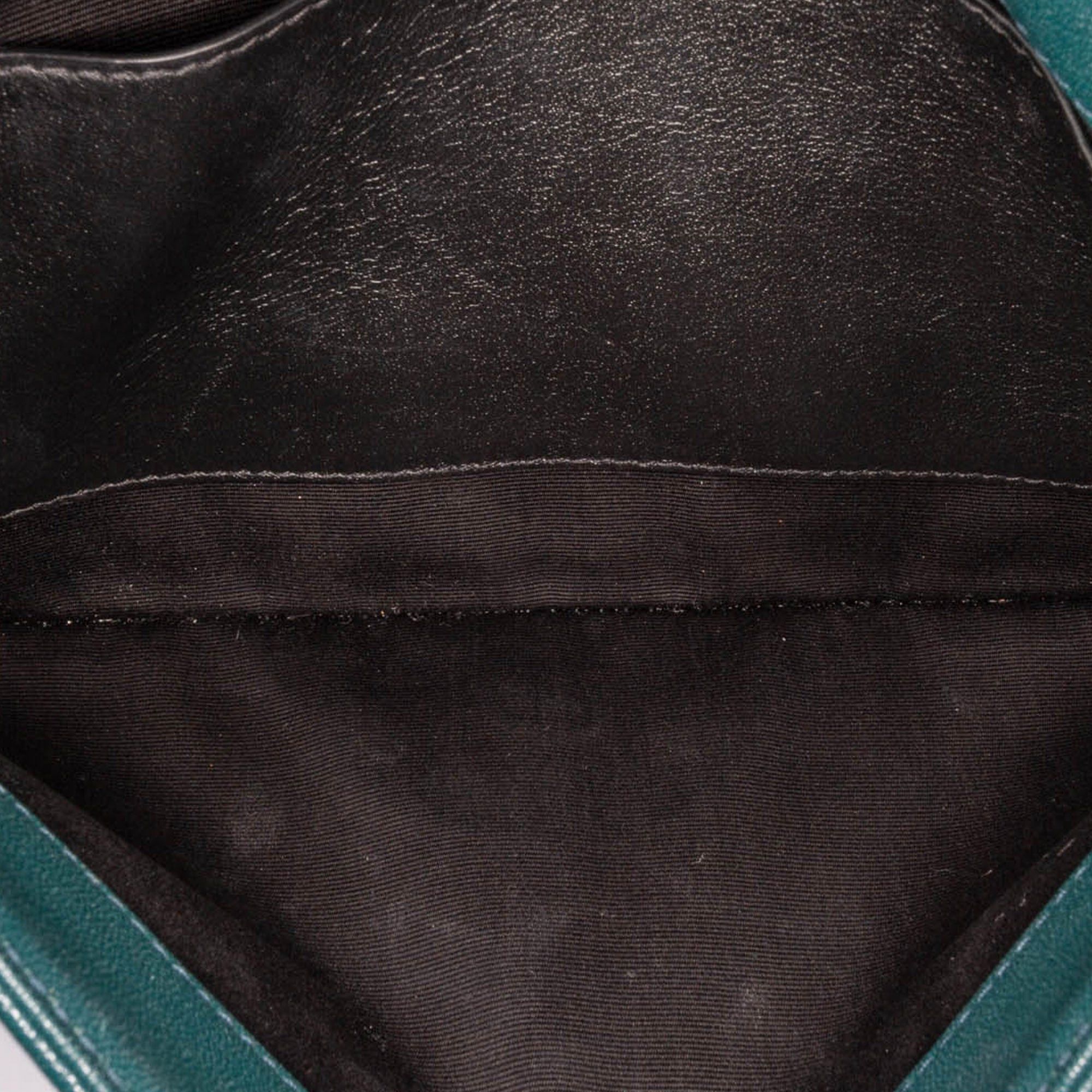 Saint Laurent Paris Saint Laurent Small Quilted Lambskin Becky Chain Shoulder Bag Green Size ONE SIZE - 5 Thumbnail
