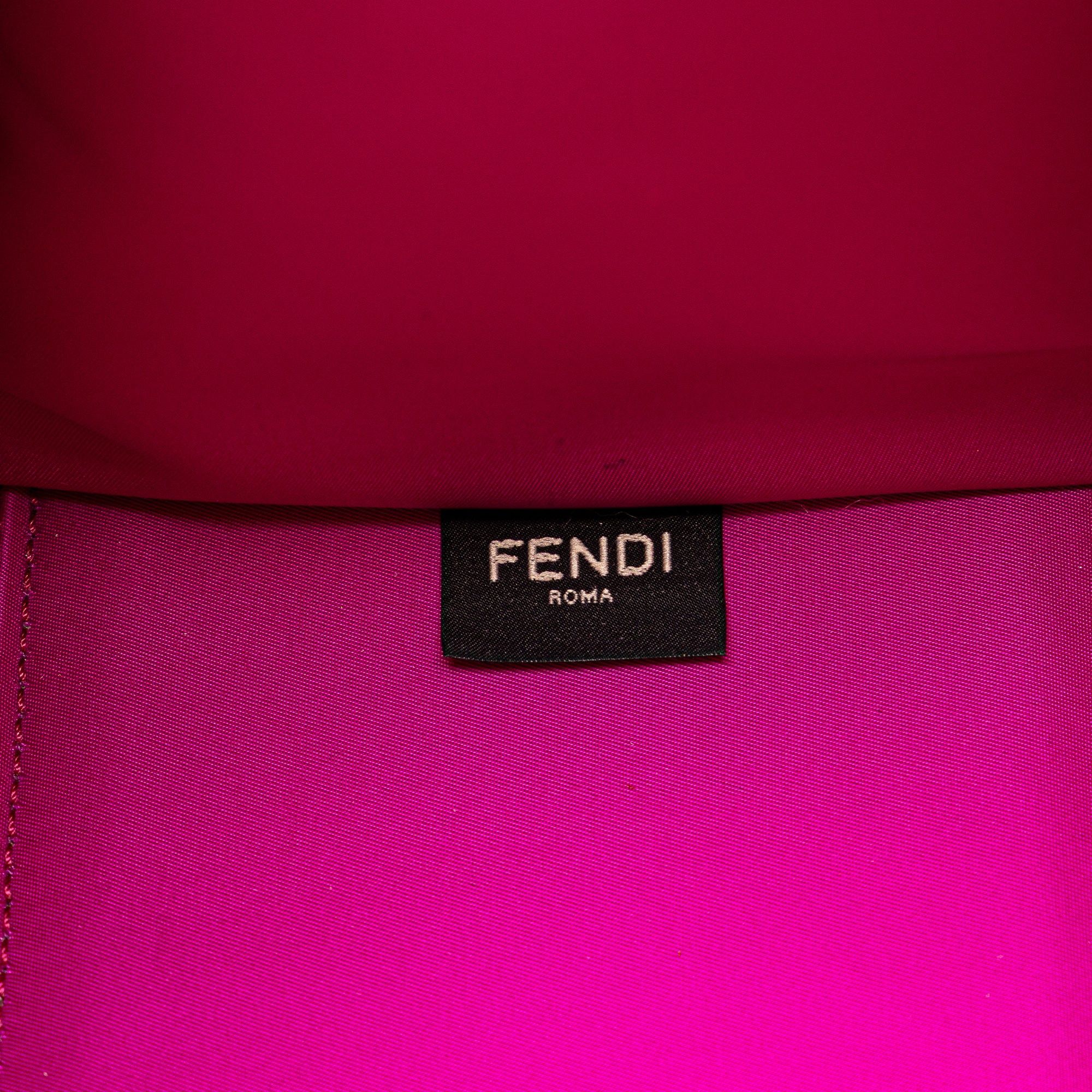 Fendi Fendi Medium Zucca Canvas Sunshine Shopper Tote Purple Size ONE SIZE - 7 Thumbnail