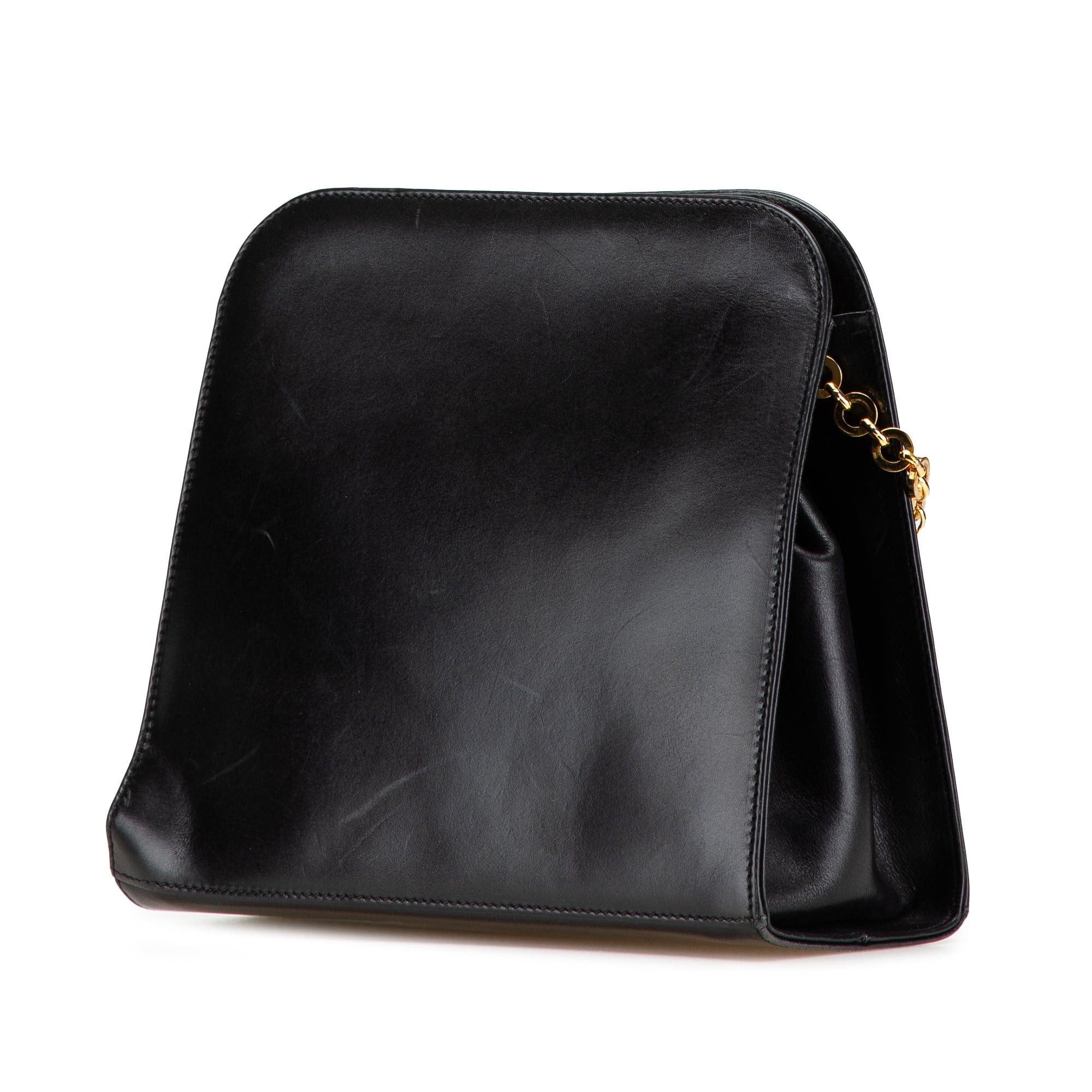 Salvatore Ferragamo Ferragamo Leather Gancini Chain Crossbody Black Size ONE SIZE - 2 Thumbnail