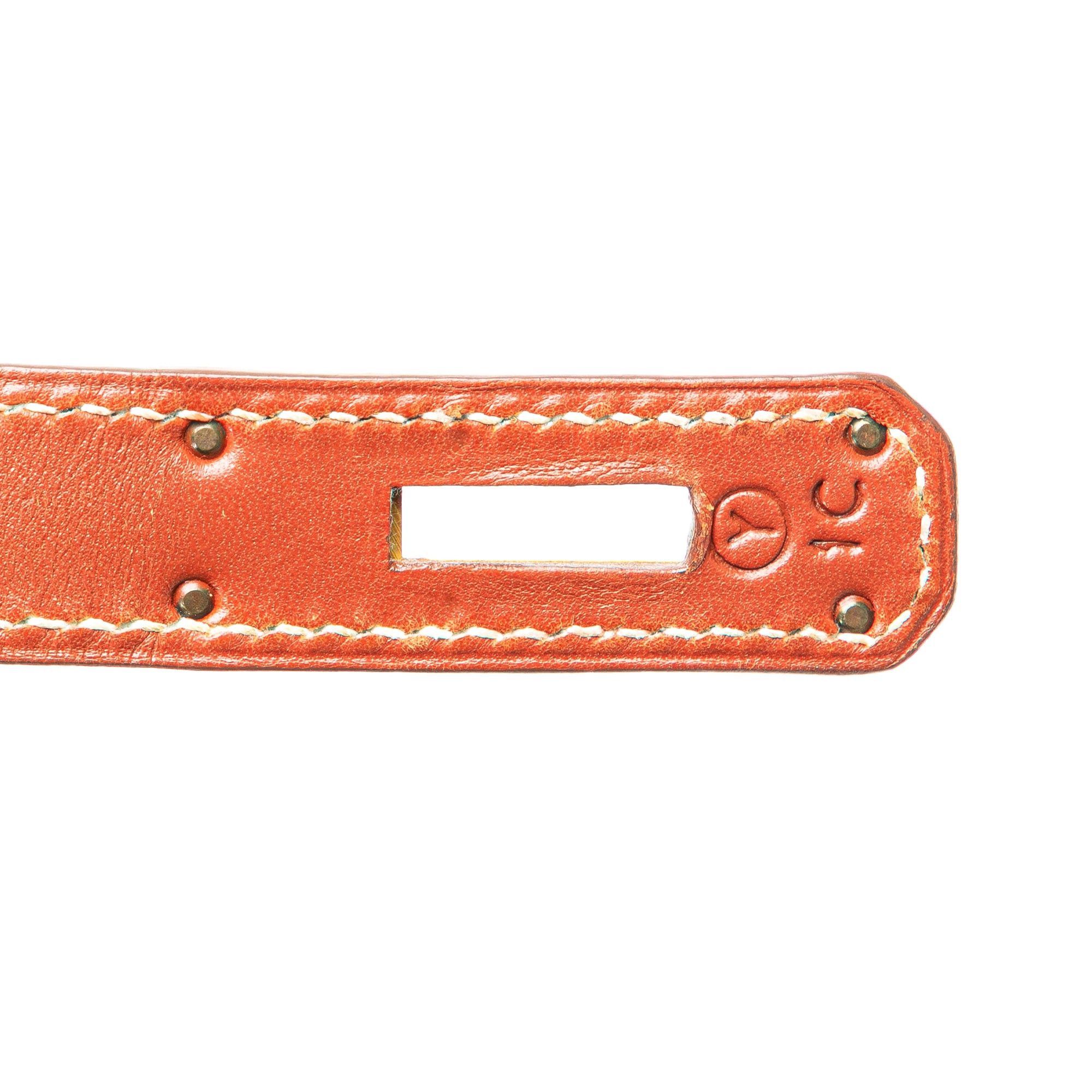 Hermes Hermès Box Calf Kelly Retourne 32 Red Size ONE SIZE - 6 Thumbnail