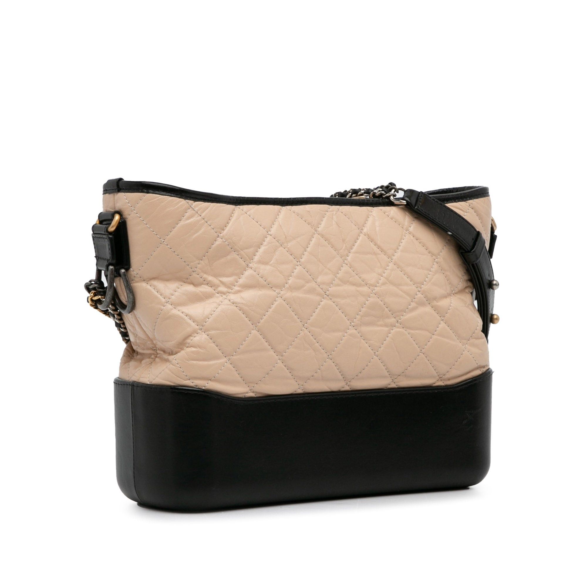 Chanel Chanel Medium Bicolor Lambskin Gabrielle Crossbody Brown Size ONE SIZE - 2 Thumbnail