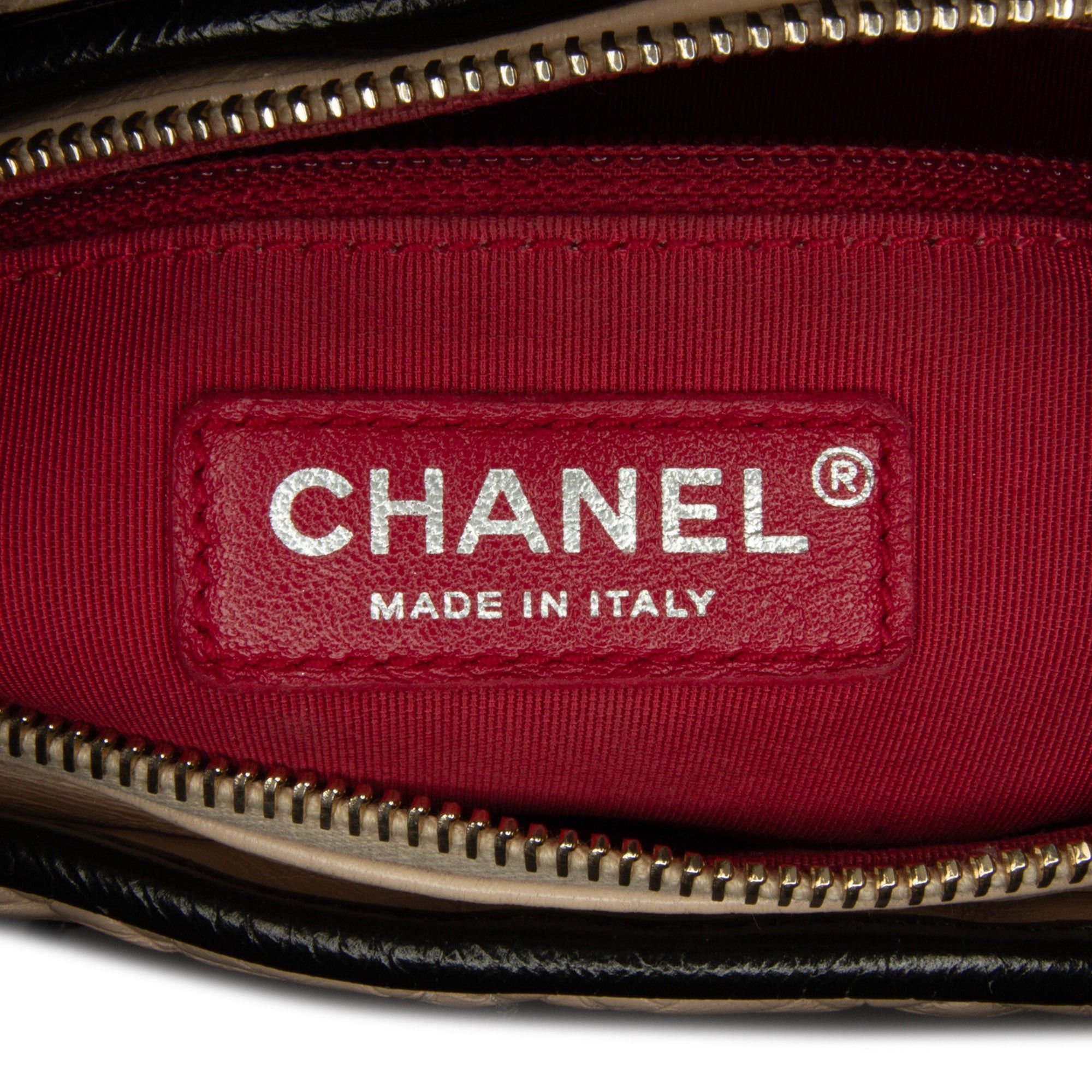 Chanel Chanel Medium Bicolor Lambskin Gabrielle Crossbody Brown Size ONE SIZE - 7 Thumbnail