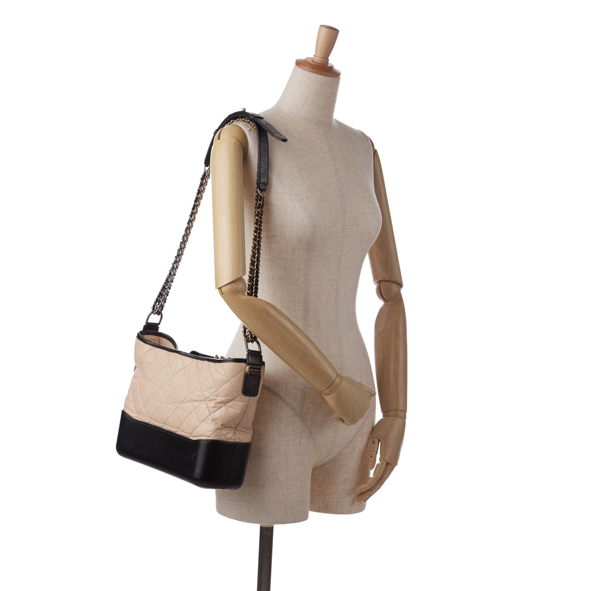 Chanel Chanel Medium Bicolor Lambskin Gabrielle Crossbody Brown Size ONE SIZE - 11 Thumbnail