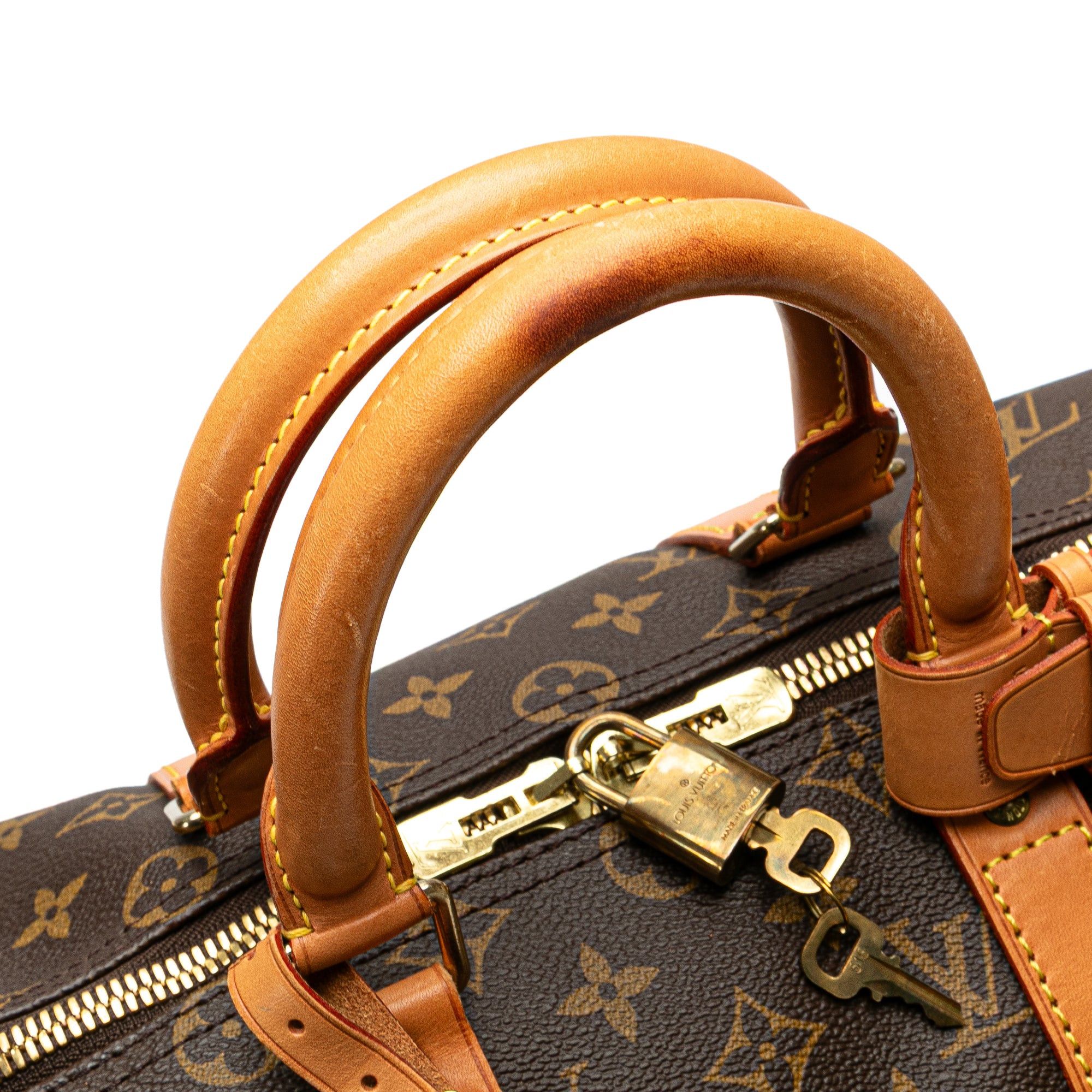 Louis Vuitton Louis Vuitton Monogram Keepall 45 Brown Size ONE SIZE - 10 Thumbnail