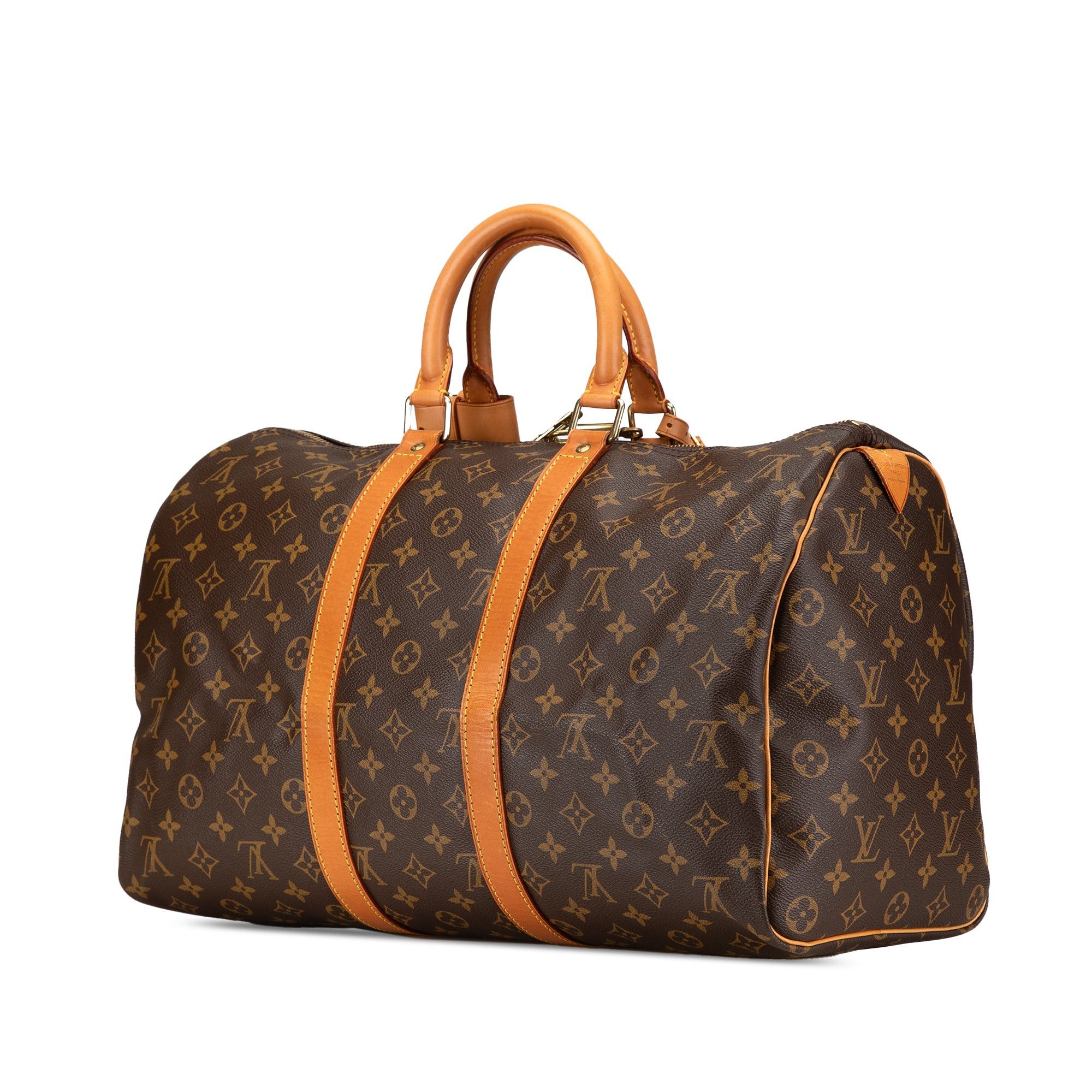 Louis Vuitton Louis Vuitton Monogram Keepall 45 Brown Size ONE SIZE - 2 Thumbnail