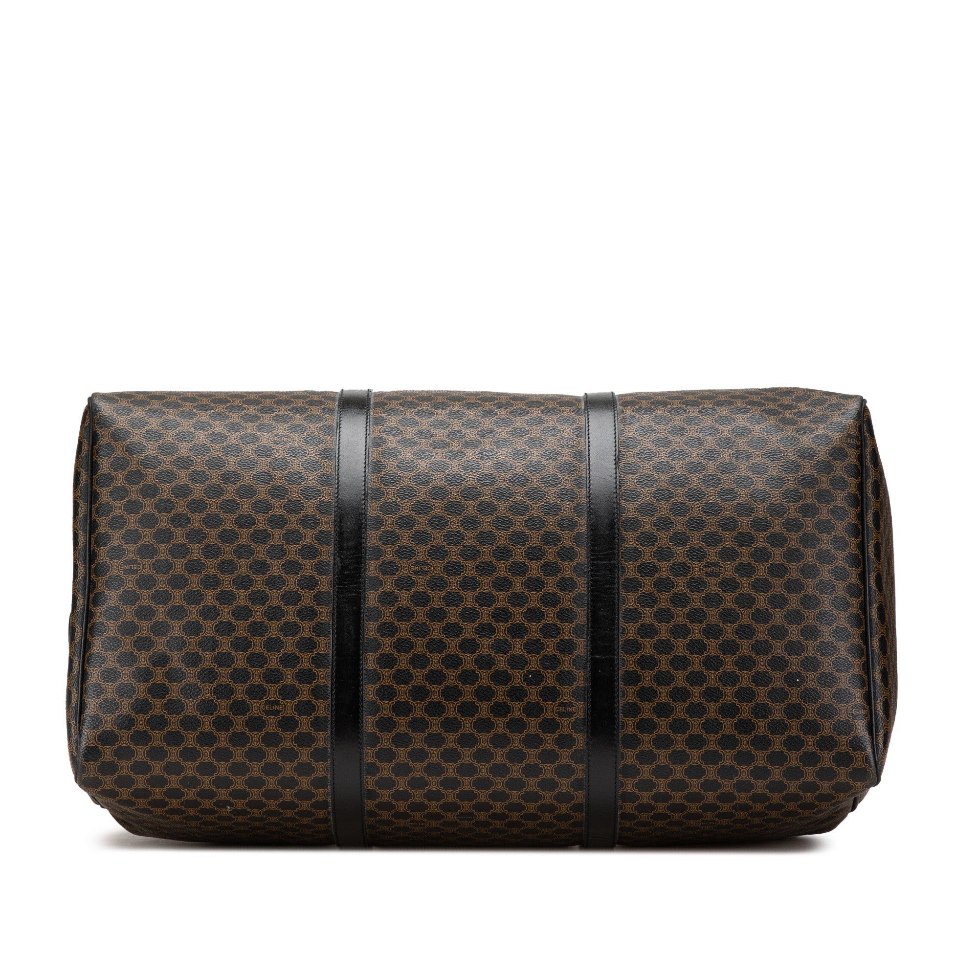 Celine Celine Macadam Coated Canvas Travel Bag Brown Size ONE SIZE - 3 Thumbnail