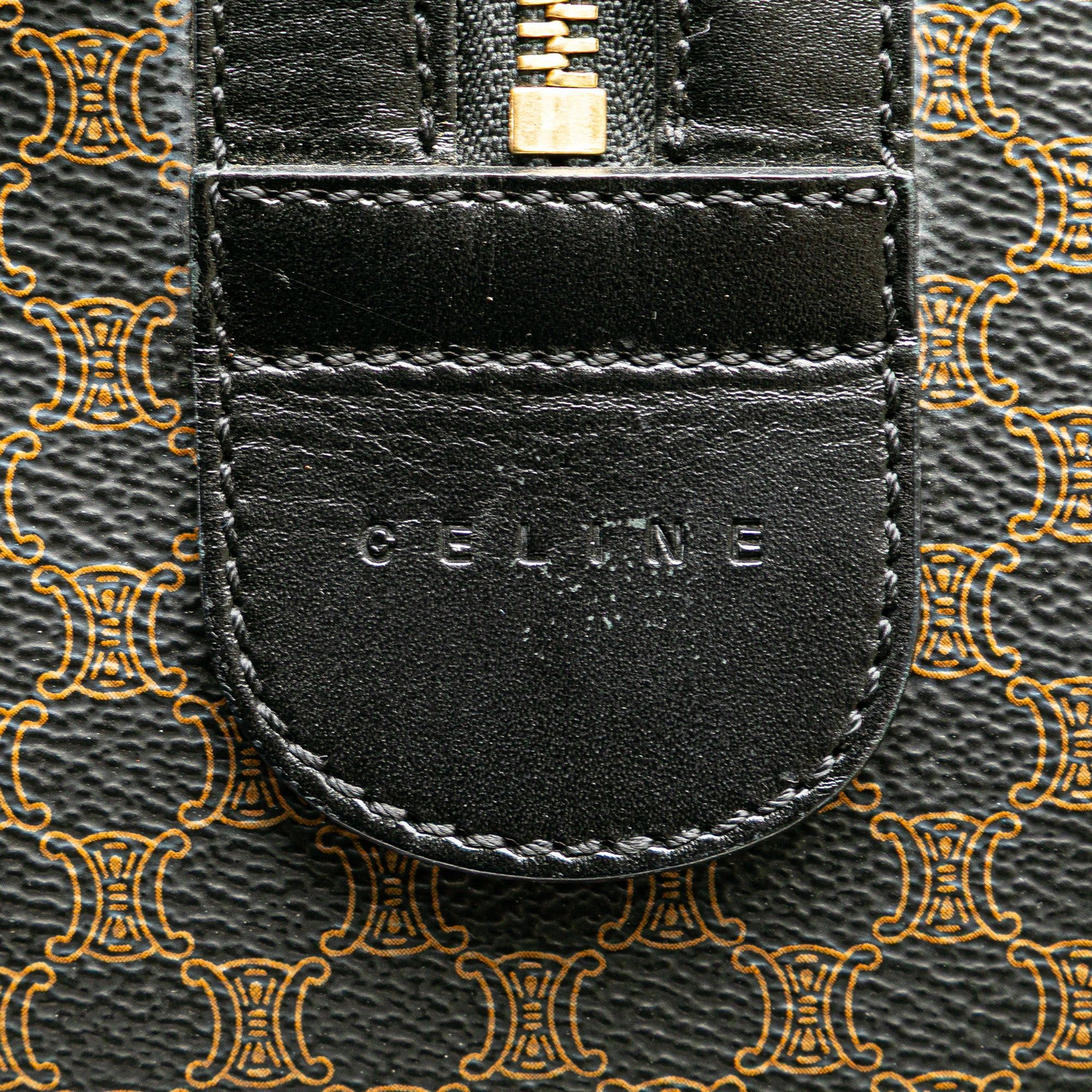 Celine Celine Macadam Coated Canvas Travel Bag Brown Size ONE SIZE - 7 Thumbnail