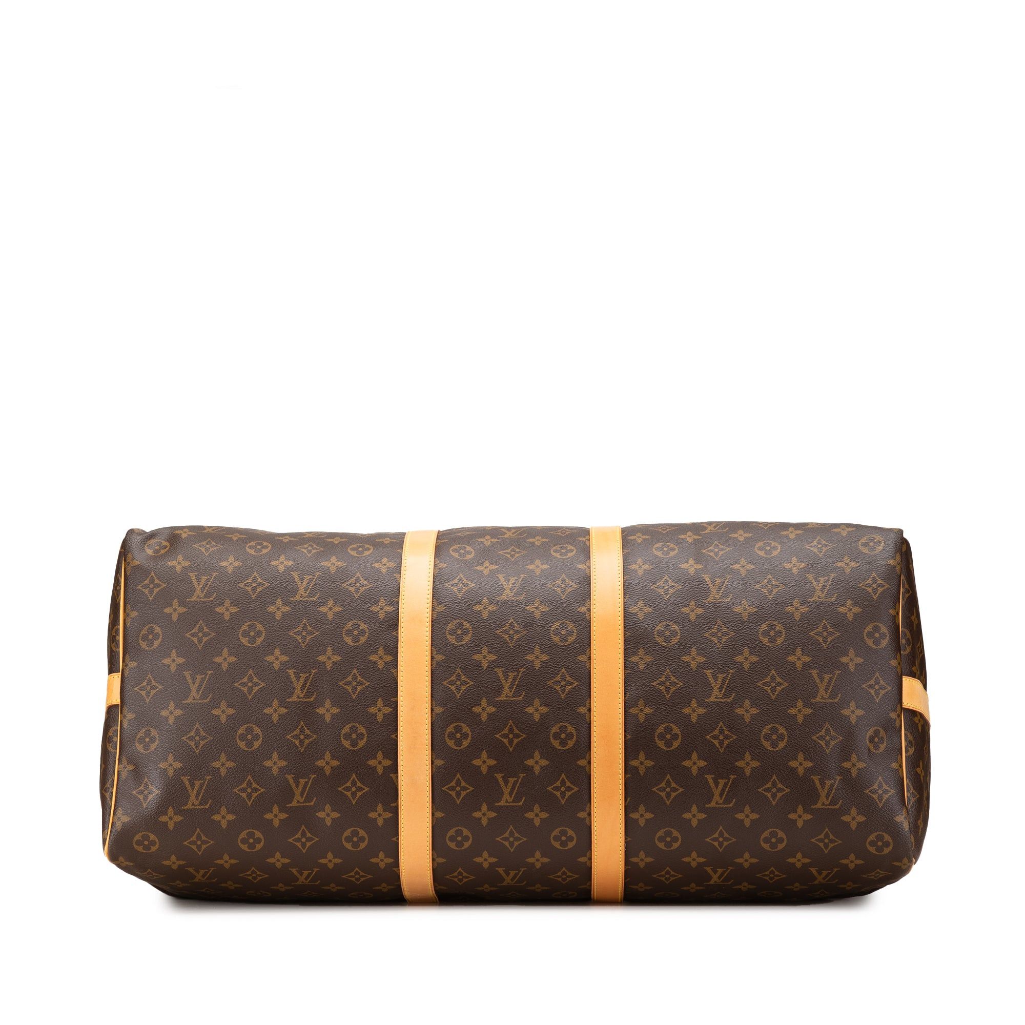 Louis Vuitton Louis Vuitton Monogram Keepall Bandouliere 60 Brown Size ONE SIZE - 3 Thumbnail