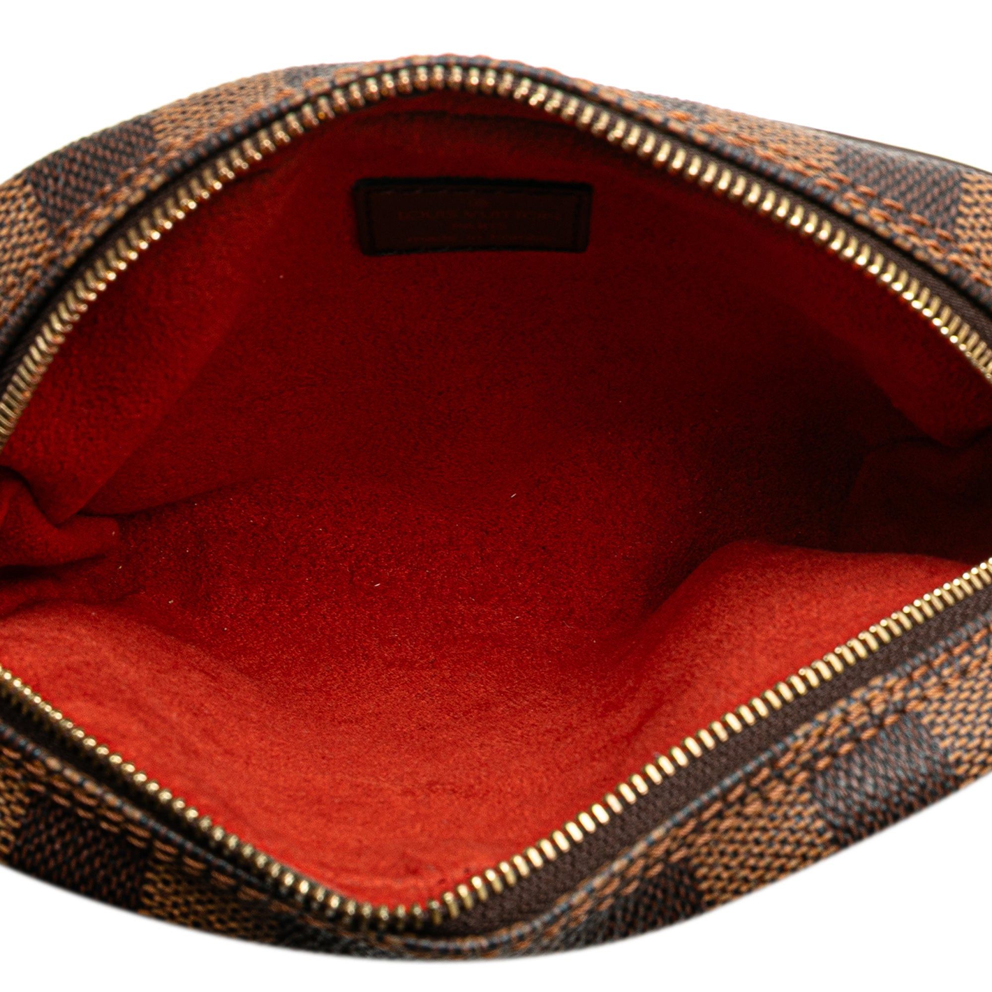 Louis Vuitton Louis Vuitton Damier Ebene Ipanema Pochette Brown Size ONE SIZE - 4 Thumbnail