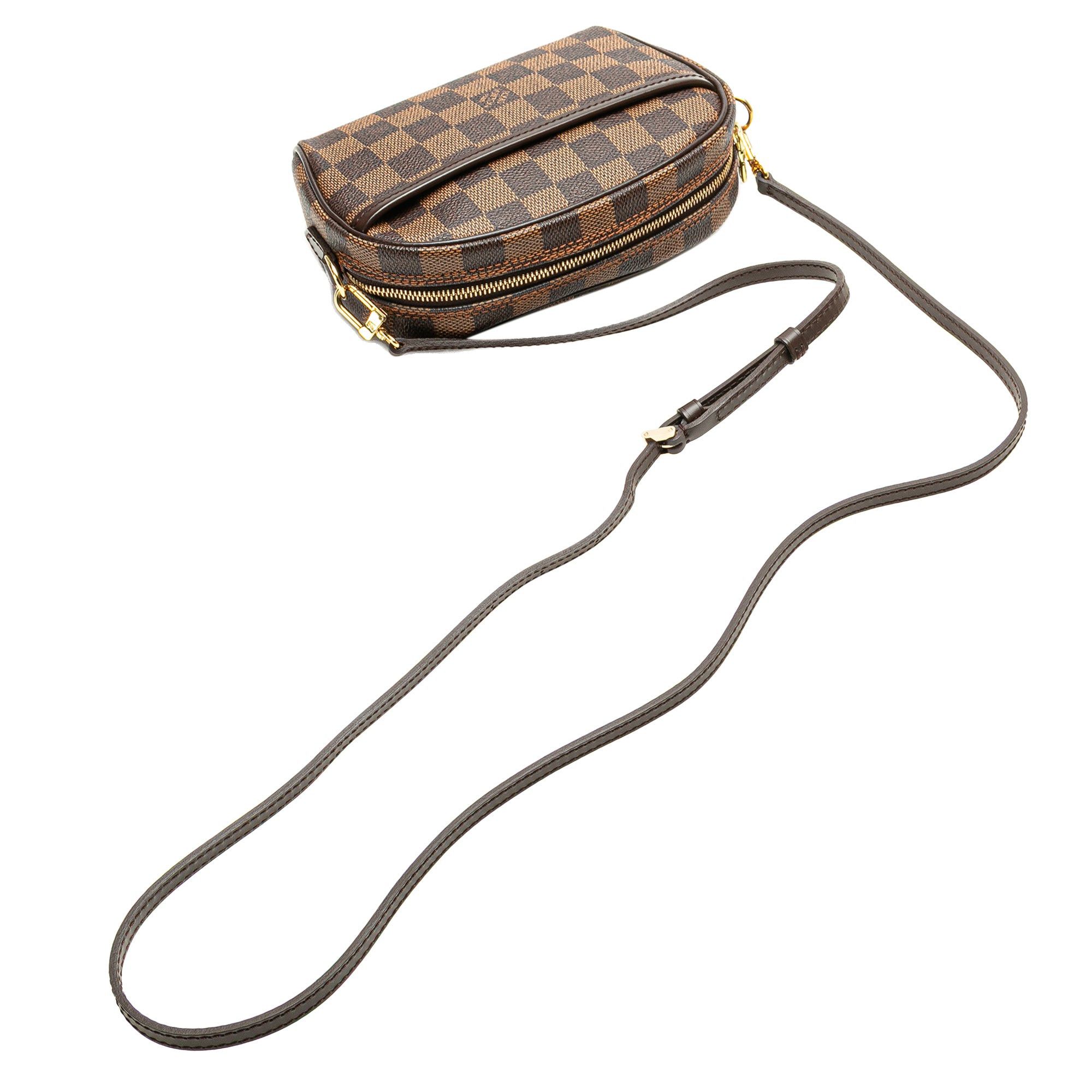 Louis Vuitton Louis Vuitton Damier Ebene Ipanema Pochette Brown Size ONE SIZE - 10 Thumbnail