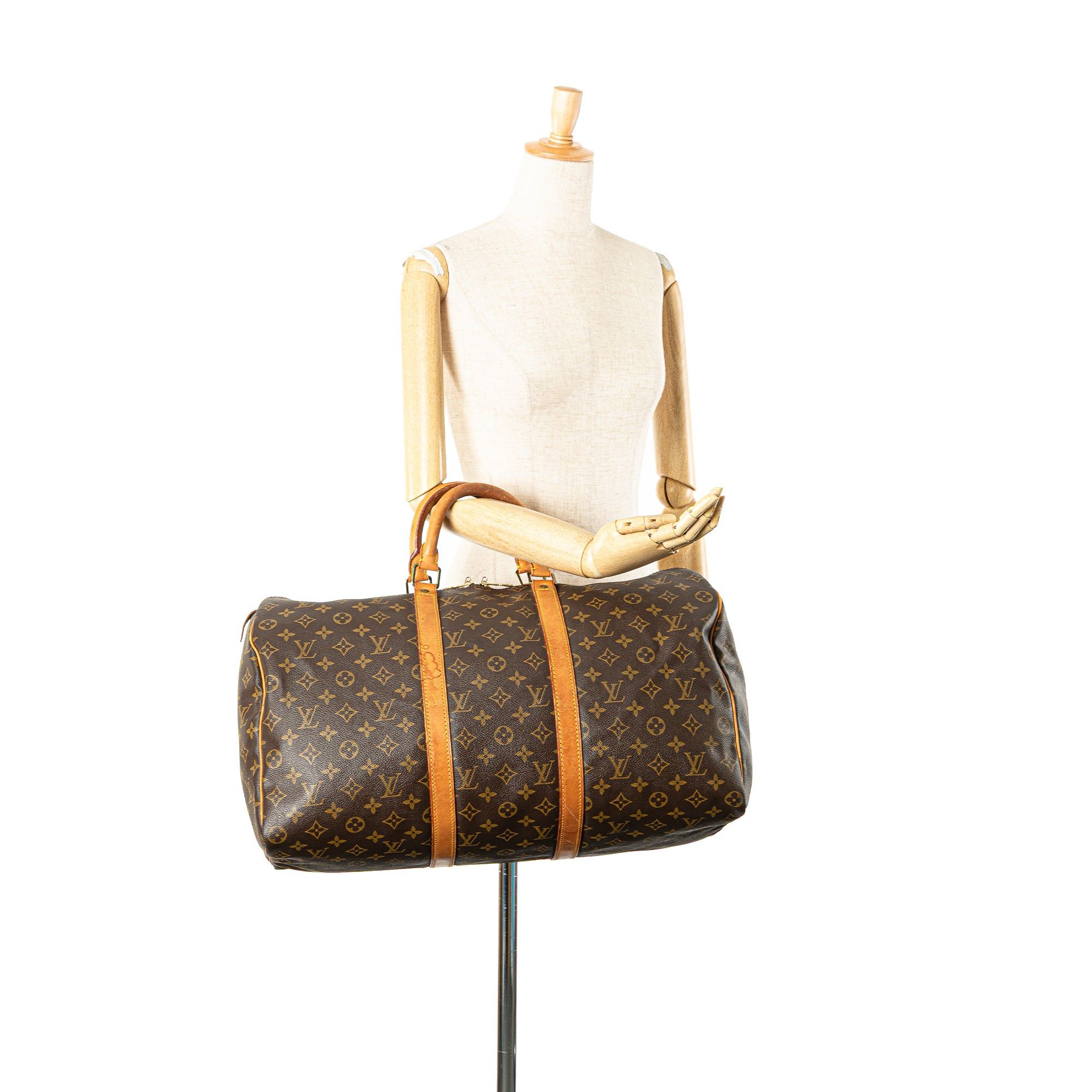 Louis Vuitton Louis Vuitton Monogram Keepall 50 Brown Size ONE SIZE - 13 Thumbnail