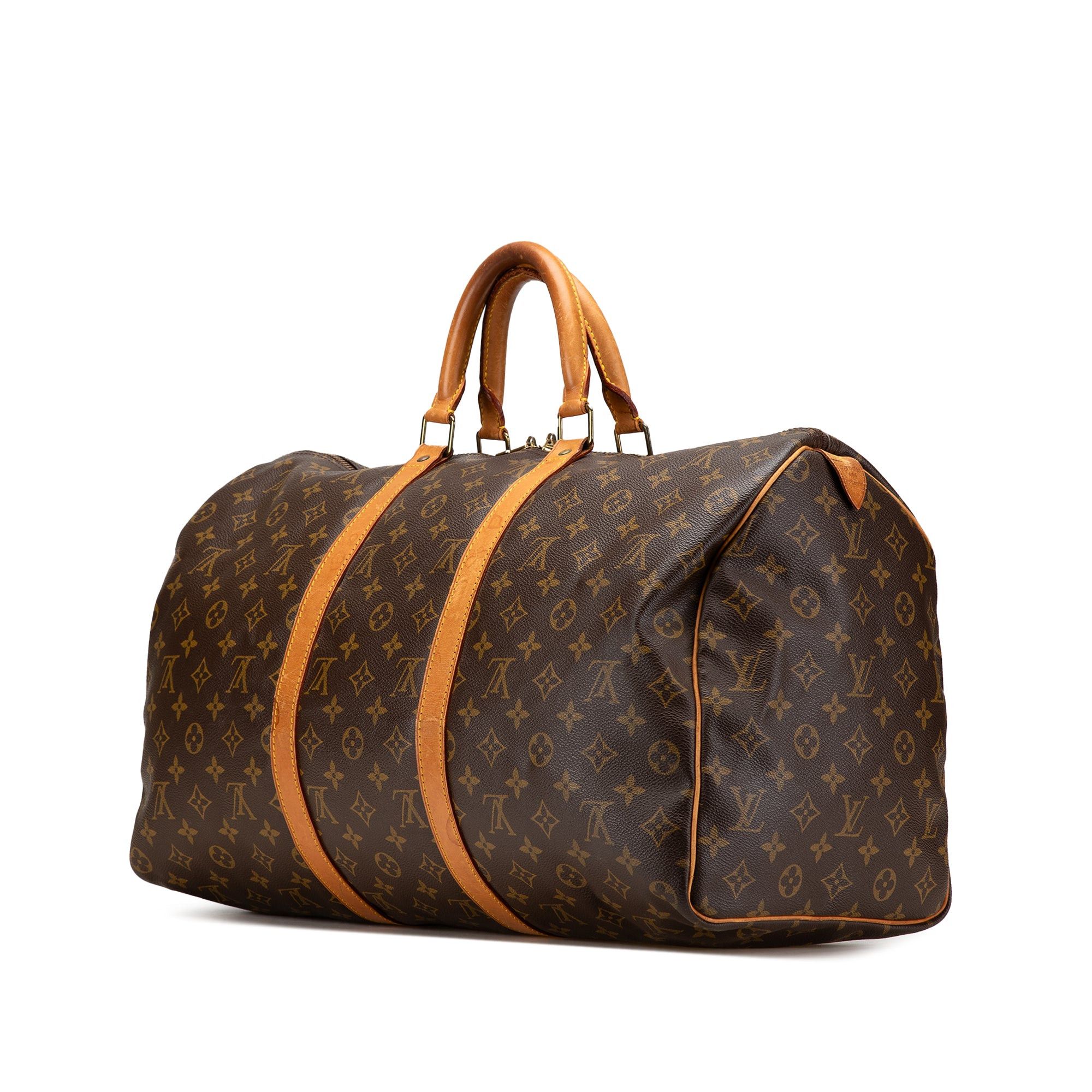 Louis Vuitton Louis Vuitton Monogram Keepall 50 Brown Size ONE SIZE - 2 Thumbnail