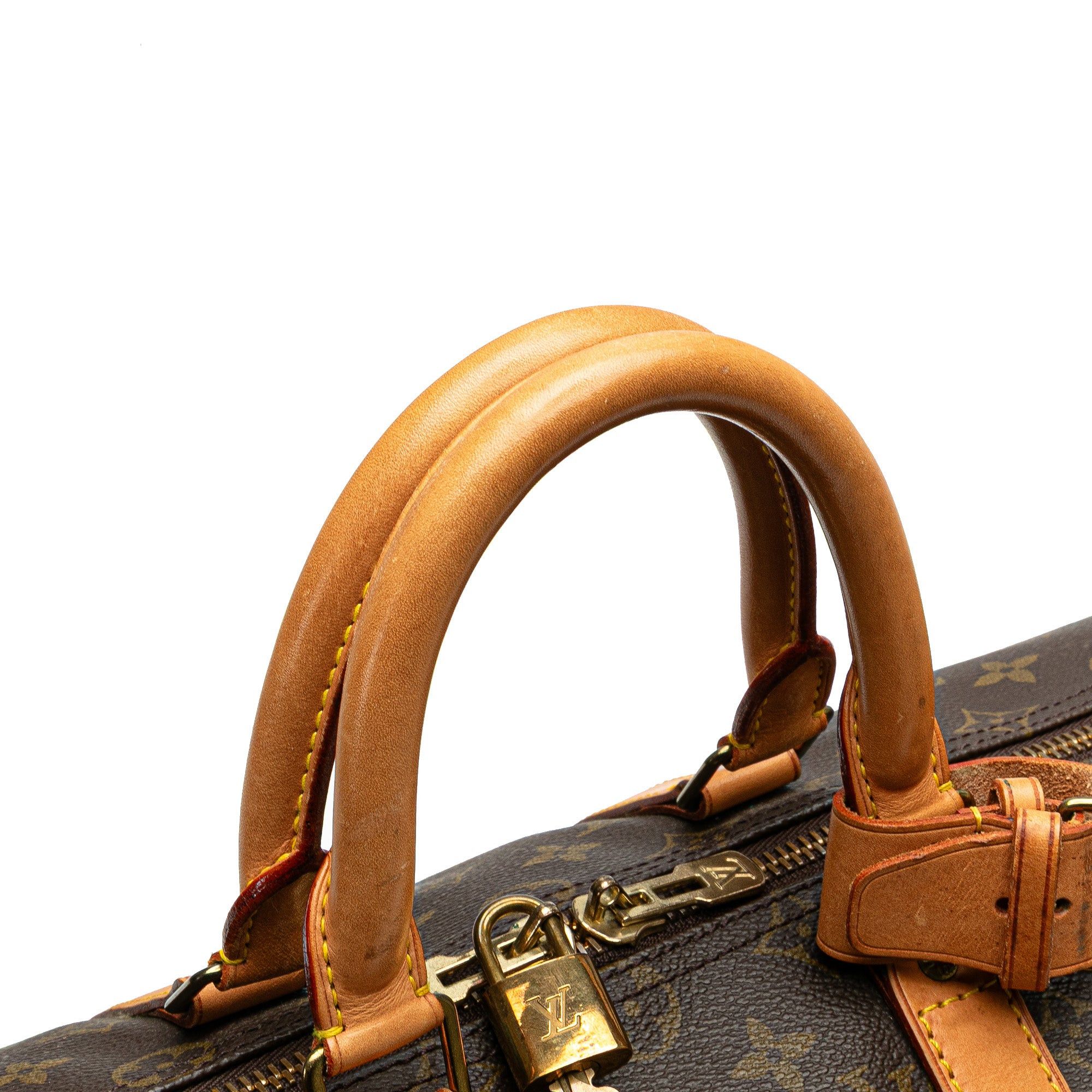 Louis Vuitton Louis Vuitton Monogram Keepall 45 Brown Size ONE SIZE - 12 Thumbnail