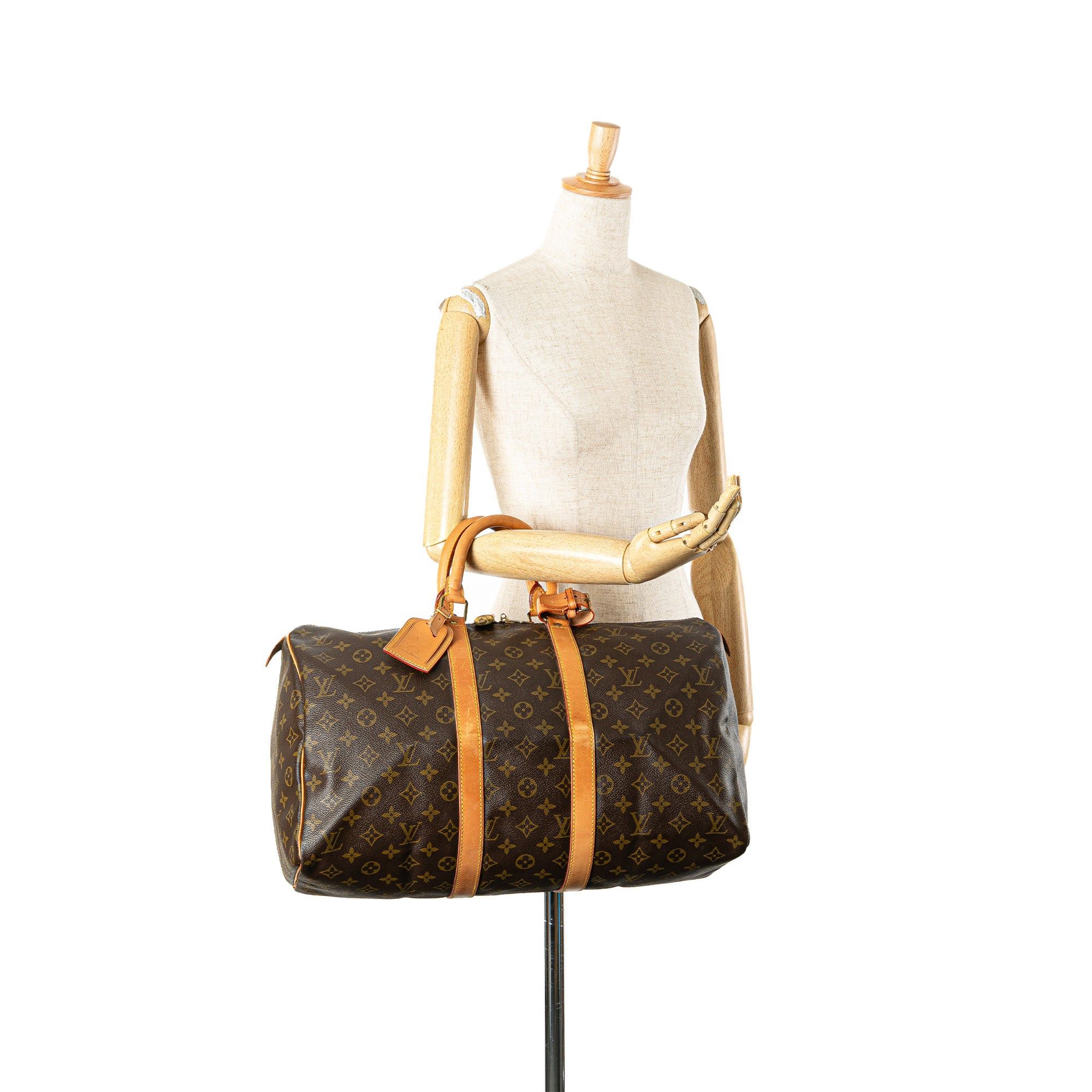 Louis Vuitton Louis Vuitton Monogram Keepall 45 Brown Size ONE SIZE - 14 Thumbnail