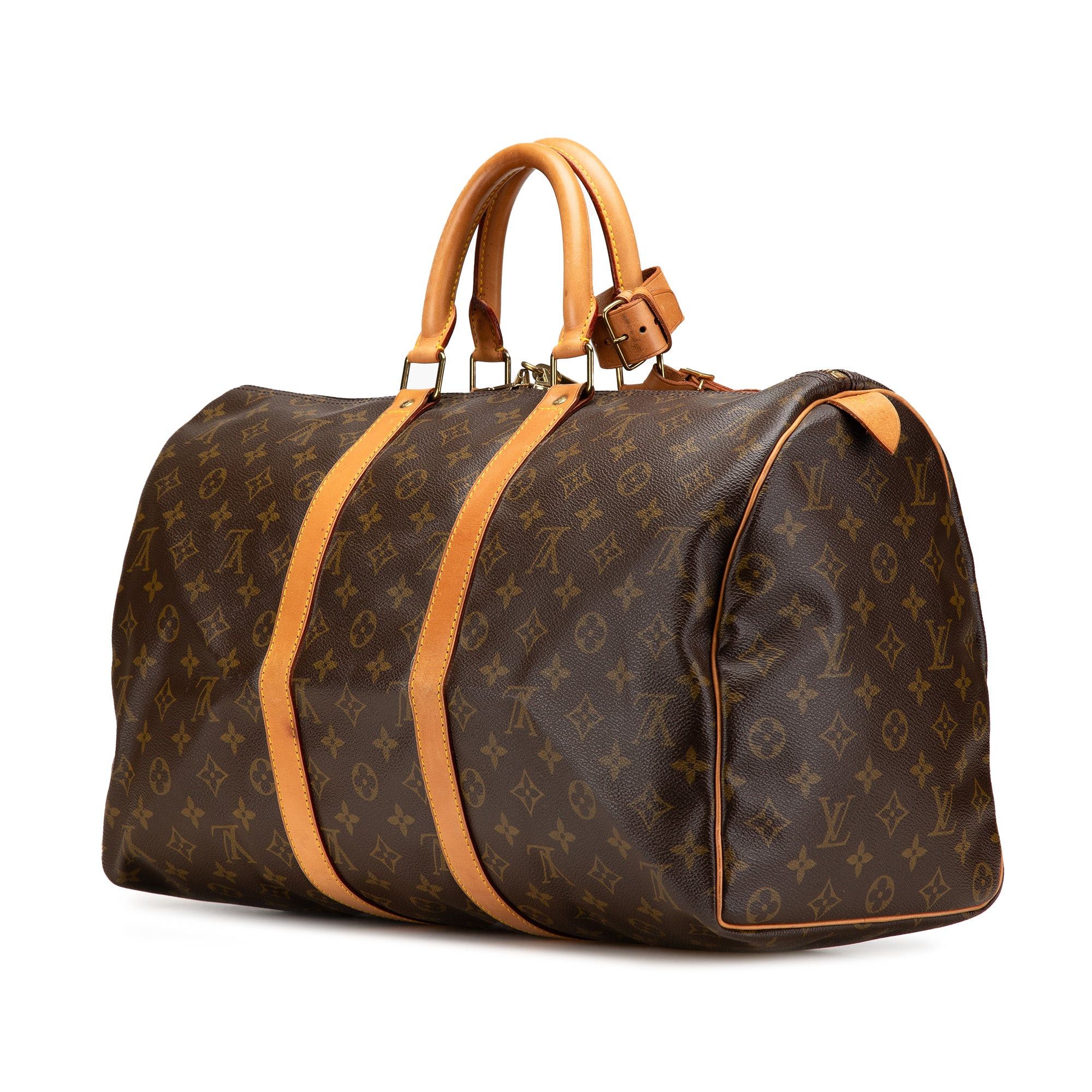 Louis Vuitton Louis Vuitton Monogram Keepall 45 Brown Size ONE SIZE - 2 Thumbnail