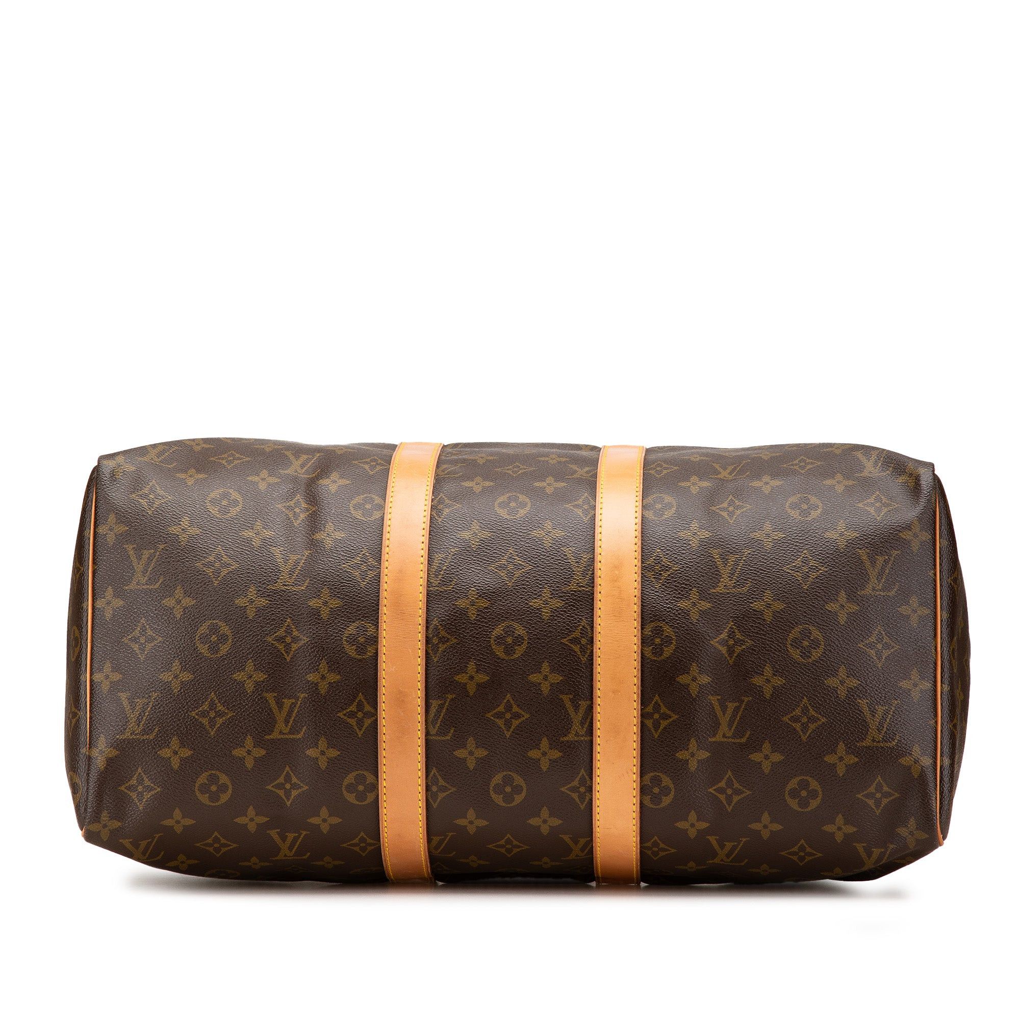 Louis Vuitton Louis Vuitton Monogram Keepall 45 Brown Size ONE SIZE - 3 Thumbnail