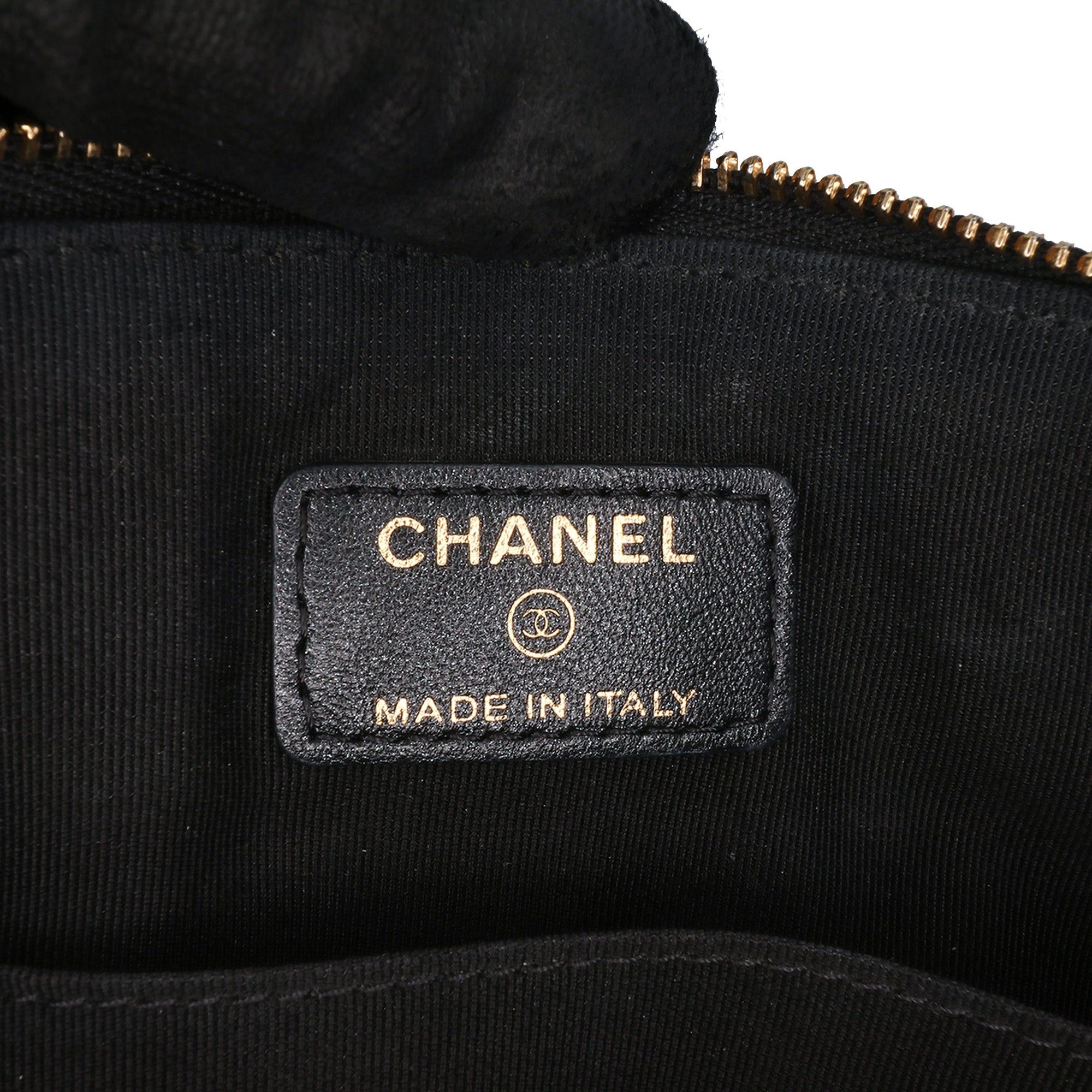 Chanel Chanel Quilted Lambskin Double Case with Chain Black Size ONE SIZE - 7 Thumbnail