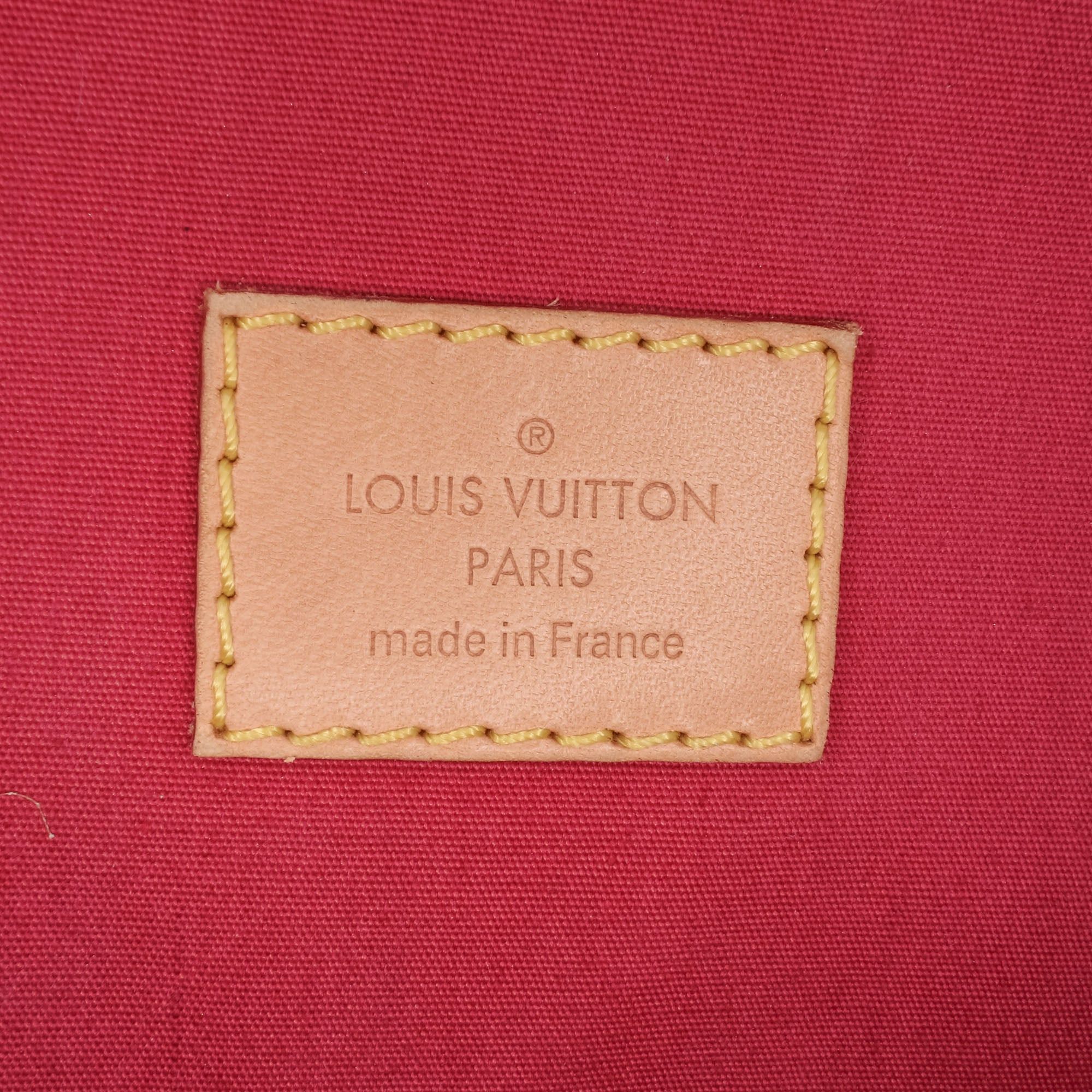 Louis Vuitton Louis Vuitton Monogram Vernis Alma GM Red Size ONE SIZE - 5 Thumbnail