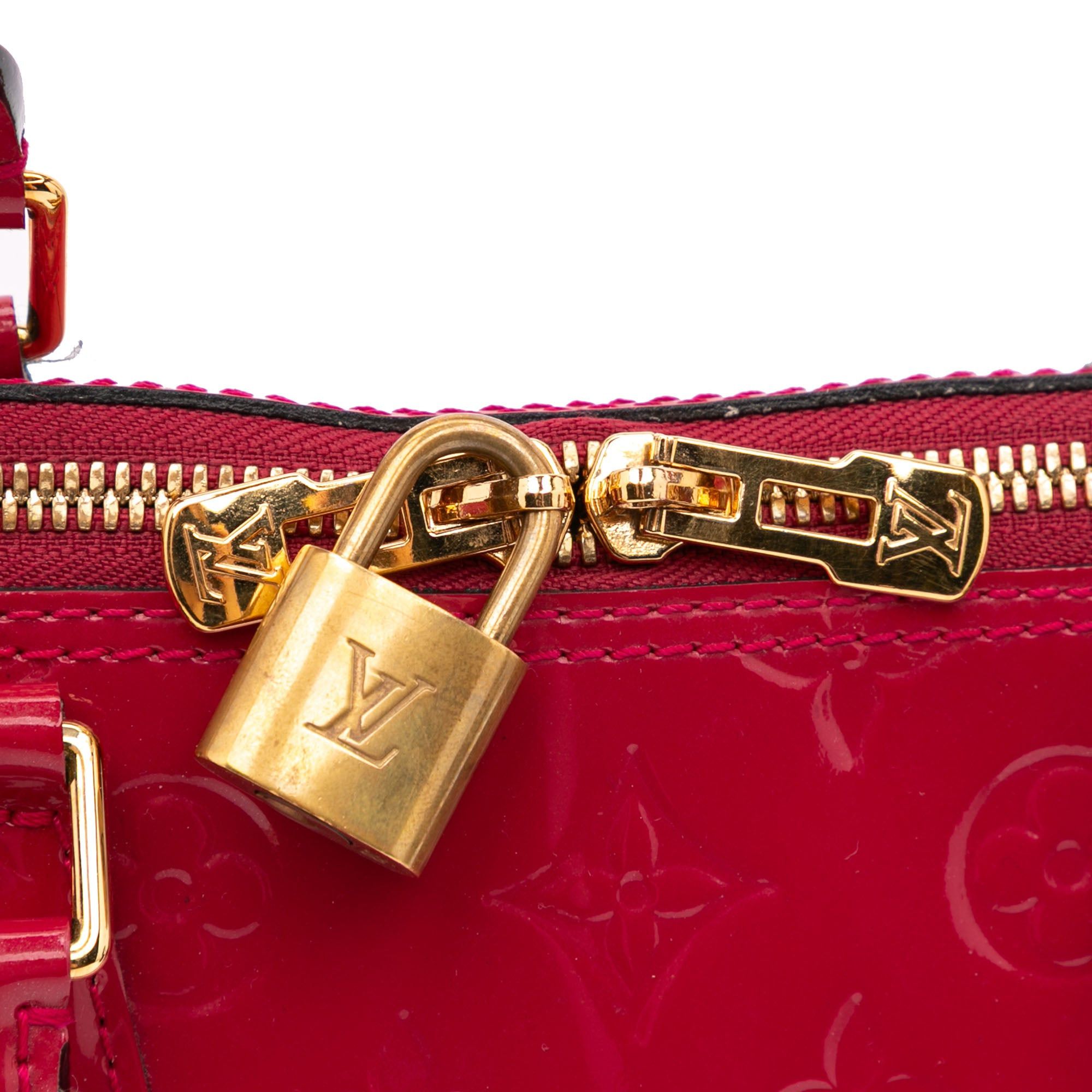 Louis Vuitton Louis Vuitton Monogram Vernis Alma GM Red Size ONE SIZE - 8 Thumbnail