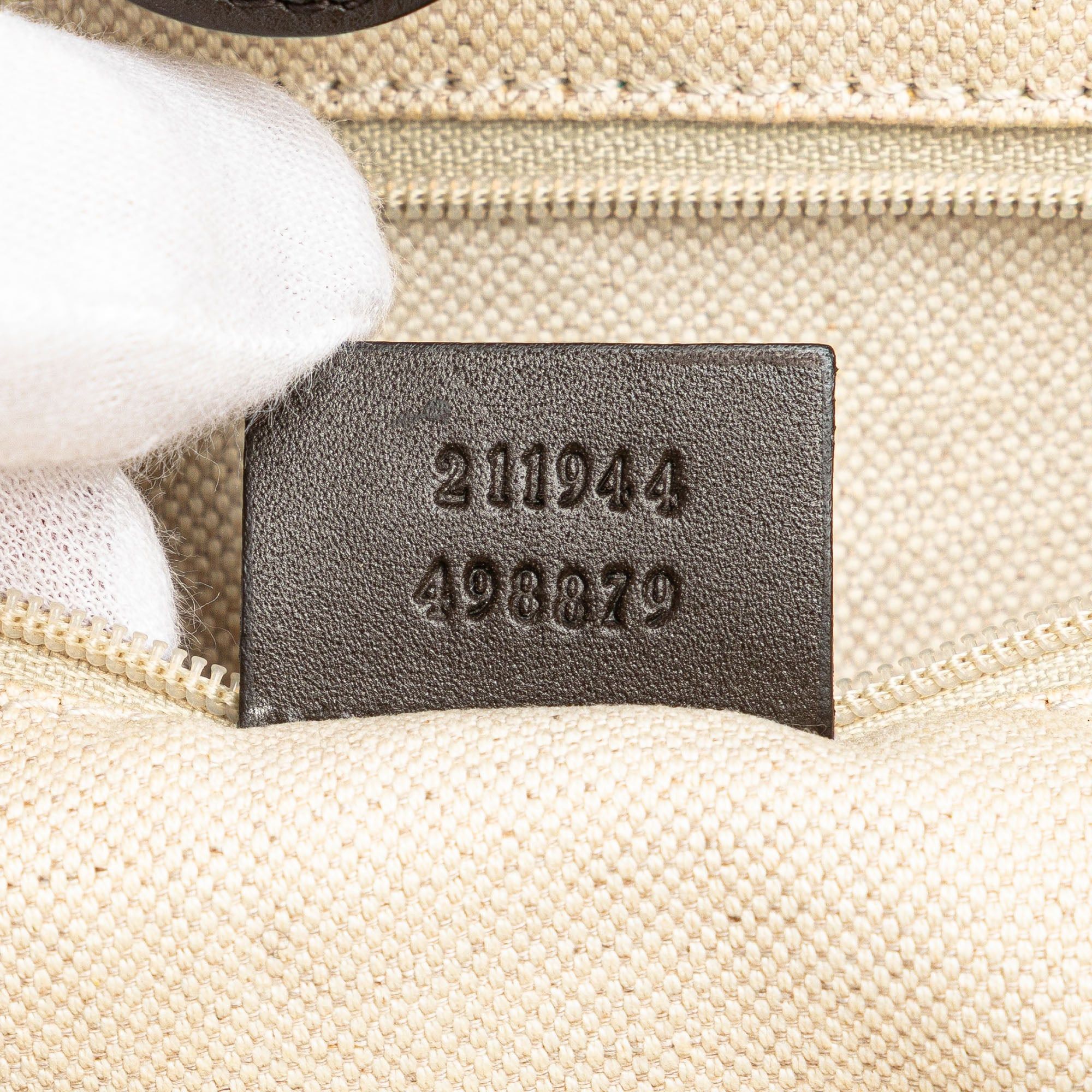 Gucci Gucci Medium GG Canvas Sukey Tote Brown Size ONE SIZE - 6 Thumbnail