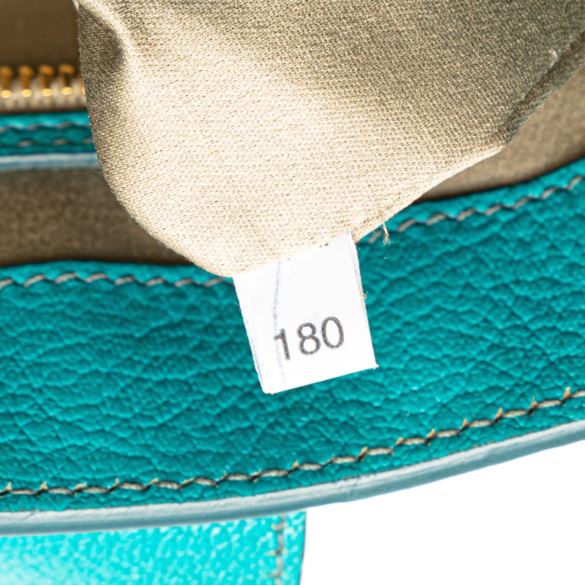 Miu Miu Miu Miu Goatskin Madras Satchel Blue Size ONE SIZE - 8 Thumbnail