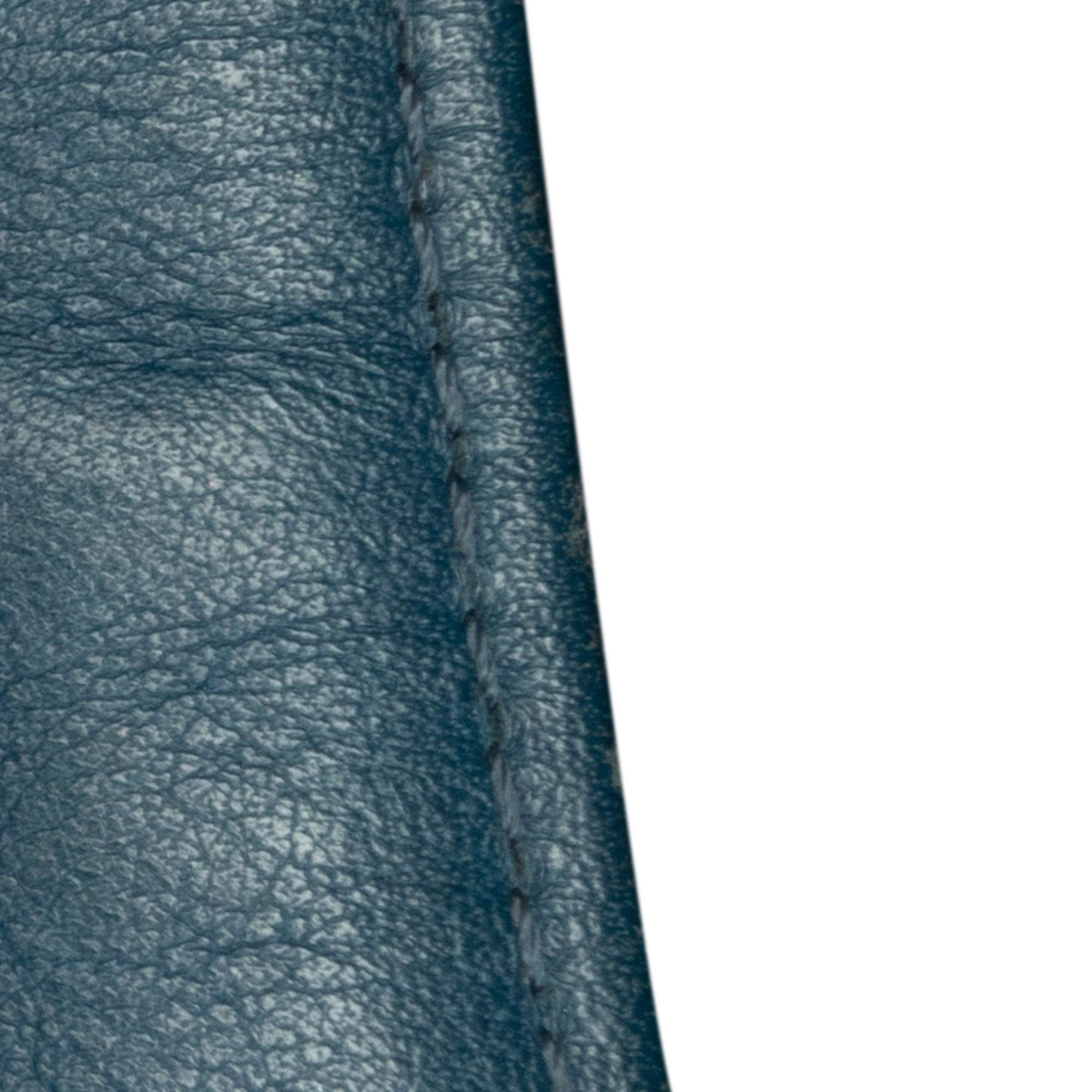 Chanel Chanel CC Chevron Calfskin Statement Shopping Tote Blue Size ONE SIZE - 20 Thumbnail