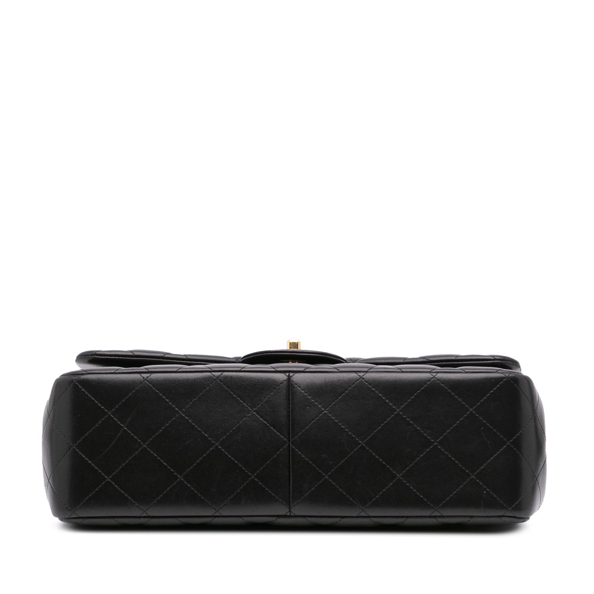 Chanel Chanel Jumbo Classic Lambskin Double Flap Black Size ONE SIZE - 3 Thumbnail
