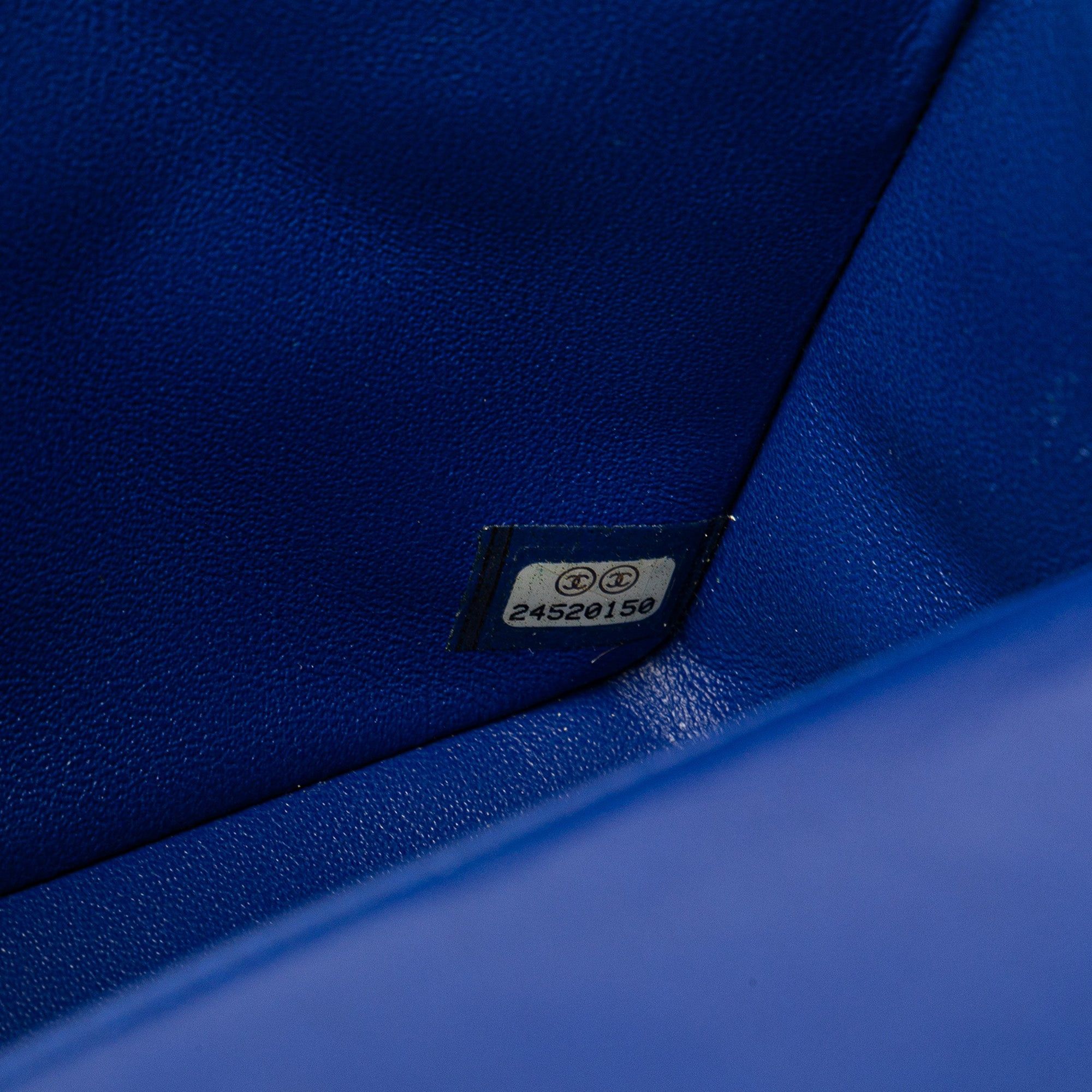 Chanel Chanel Mini Rectangular Classic Lambskin Single Flap Blue Size ONE SIZE - 6 Thumbnail