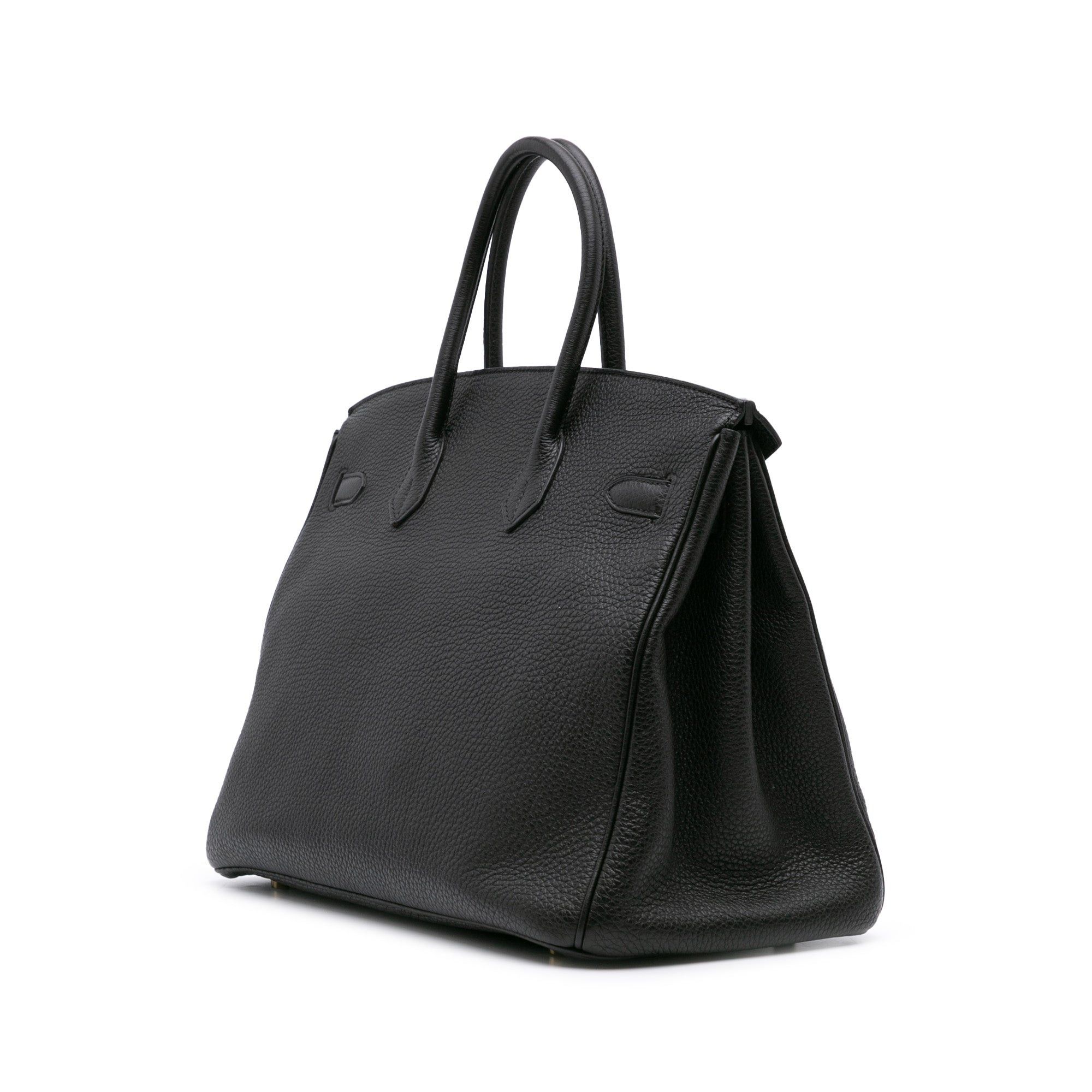 Hermes Hermès Togo Birkin Retourne 35 Black Size ONE SIZE - 2 Thumbnail