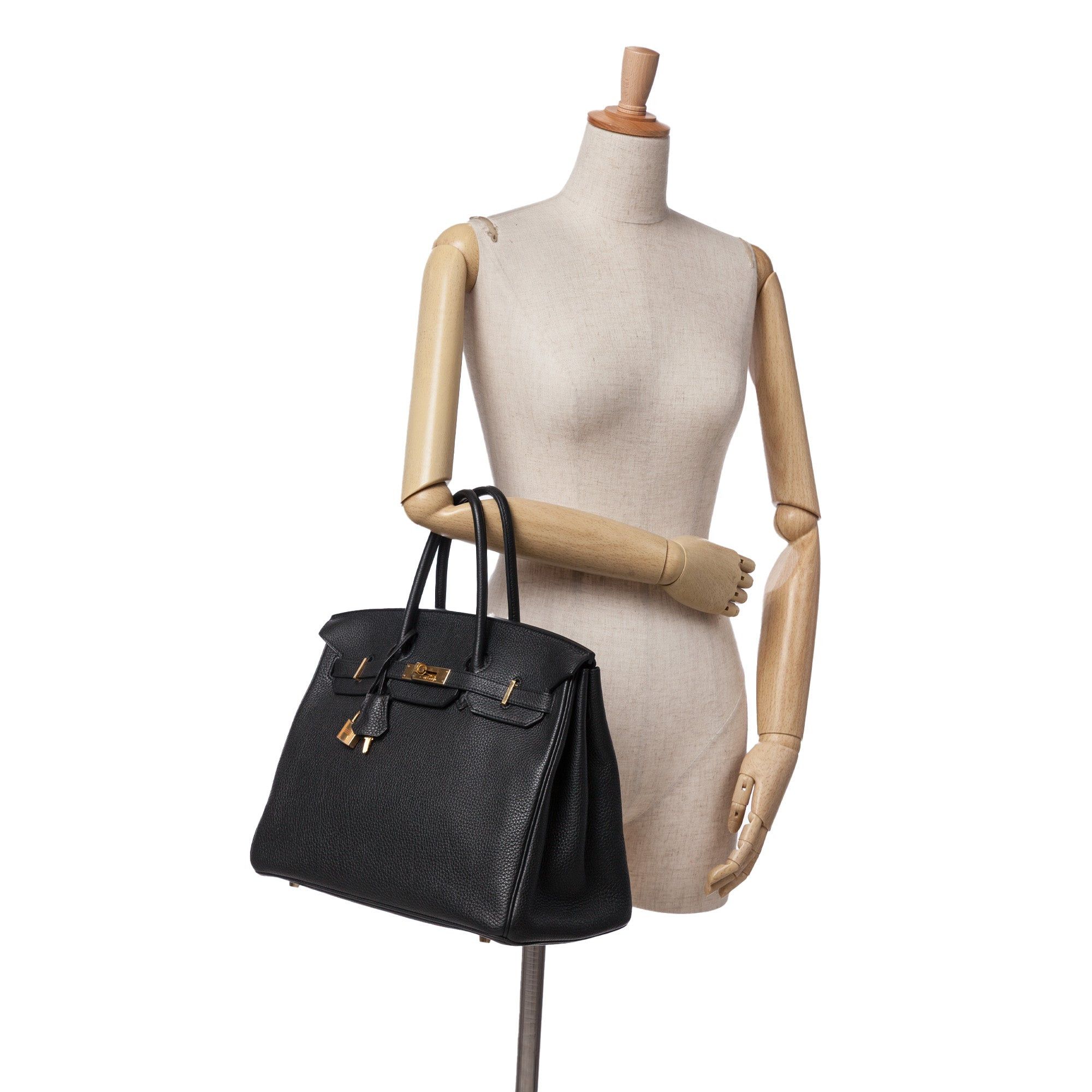 Hermes Hermès Togo Birkin Retourne 35 Black Size ONE SIZE - 9 Thumbnail